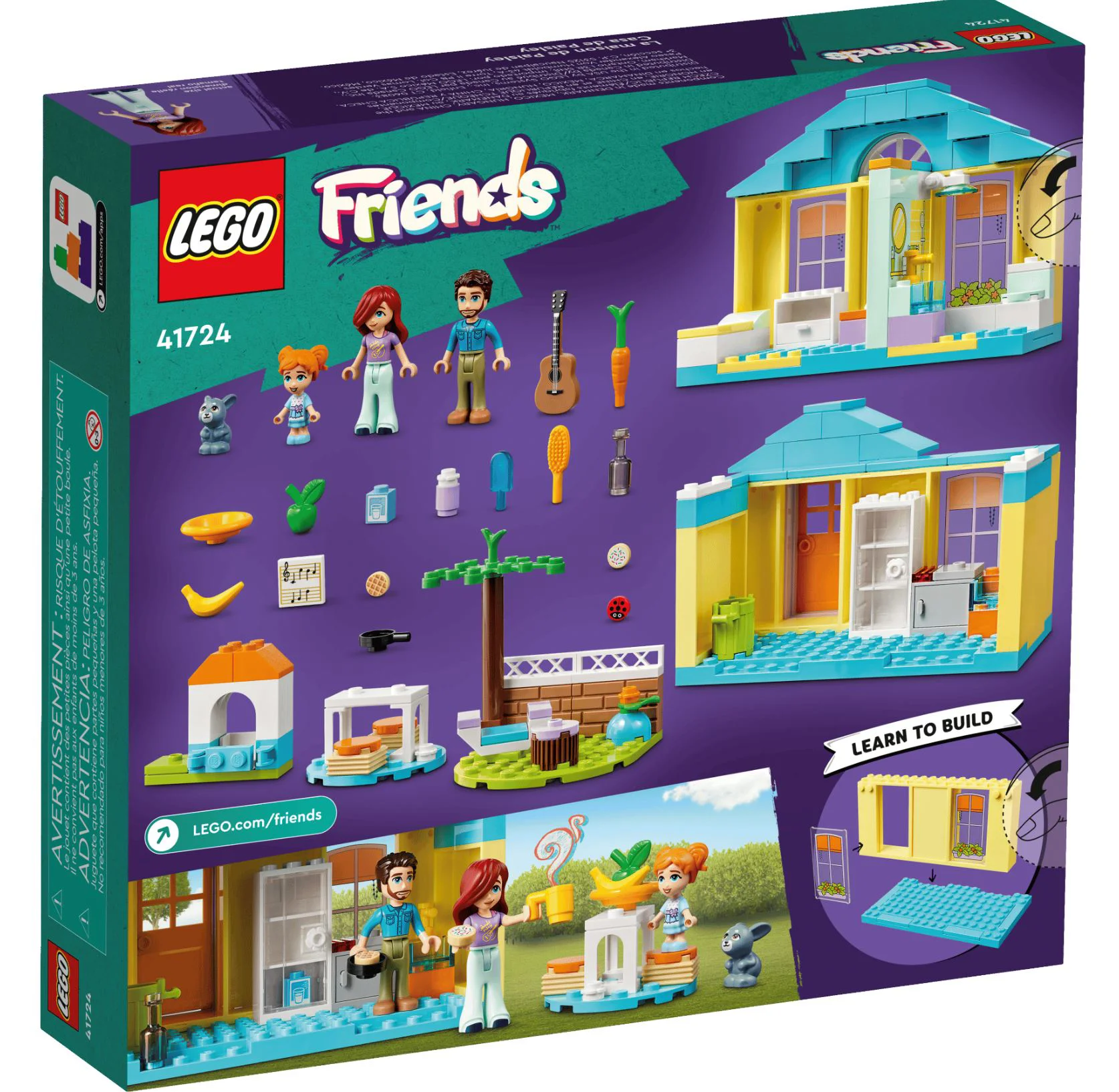 Set de constructie Lego Friends Casa lui Paisley, 185 el. foto