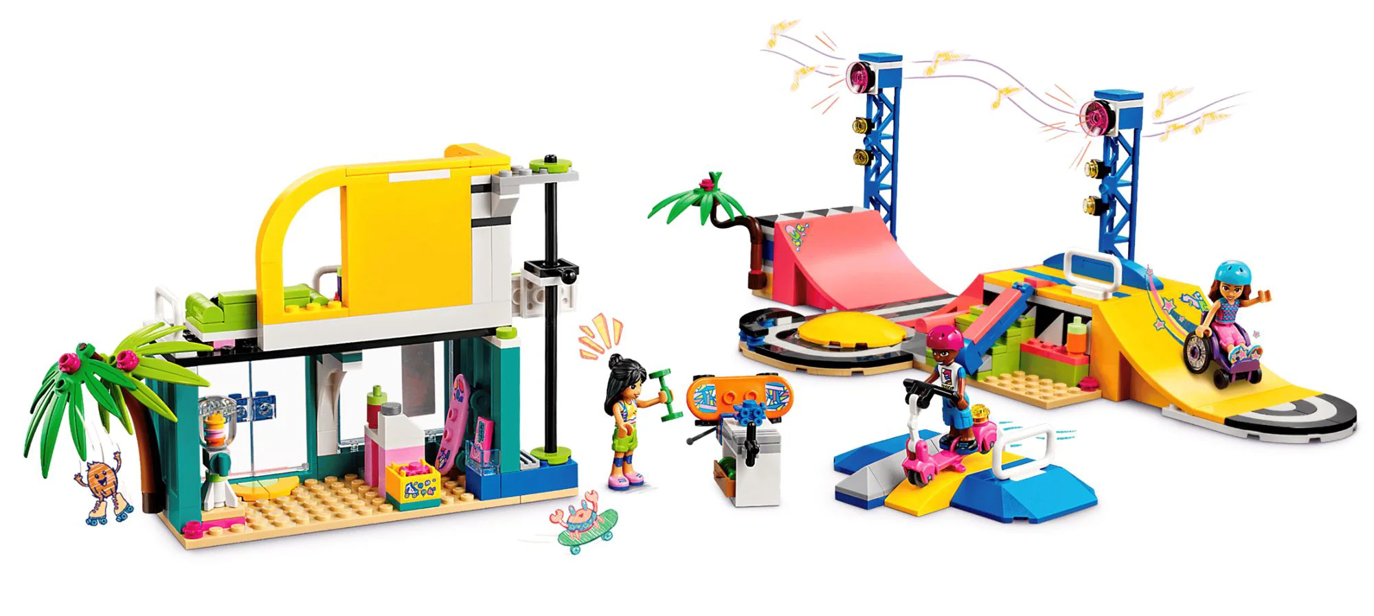 Set de constructie Lego Friends Skate Park, 431 el. foto