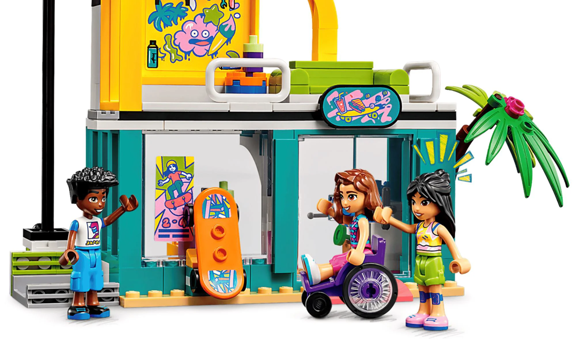 Set de constructie Lego Friends Skate Park, 431 el. foto
