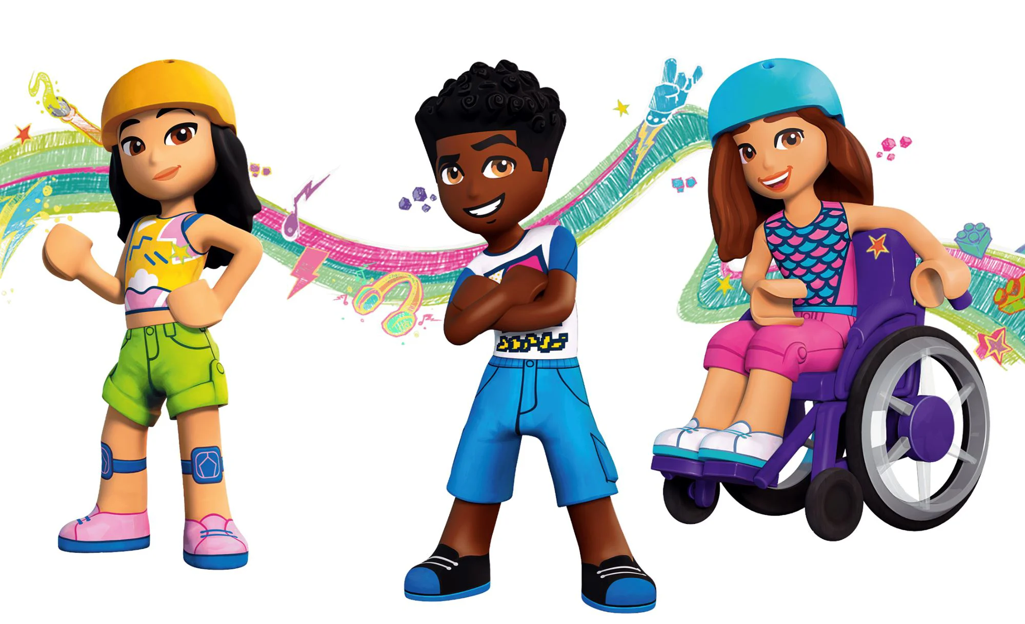 Set de constructie Lego Friends Skate Park, 431 el. foto