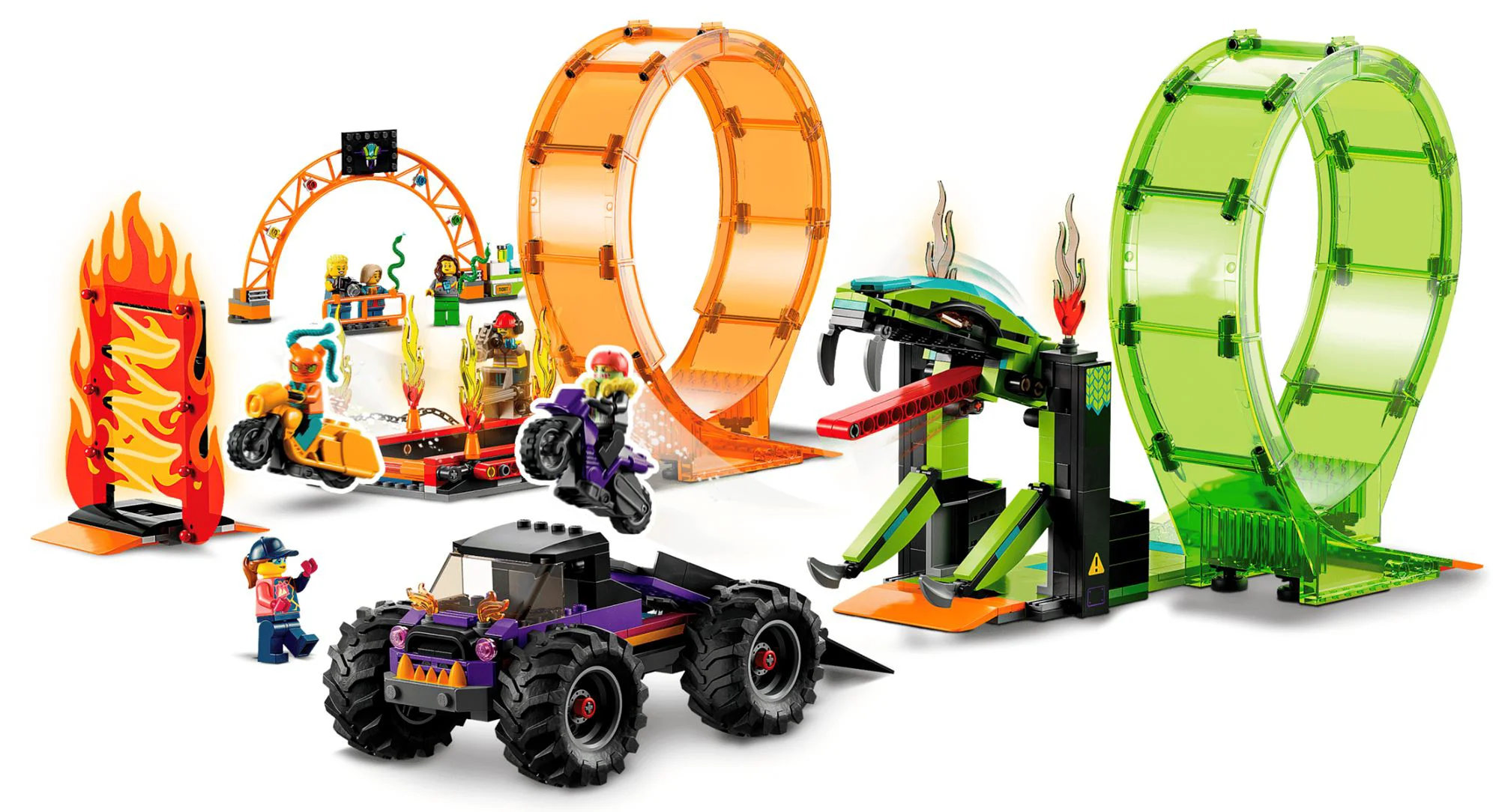 Конструктор Lego City Double Loop Stunt Arena, 598 эл. foto