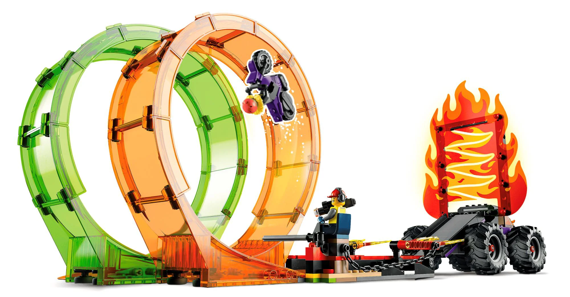 Конструктор Lego City Double Loop Stunt Arena, 598 эл. foto