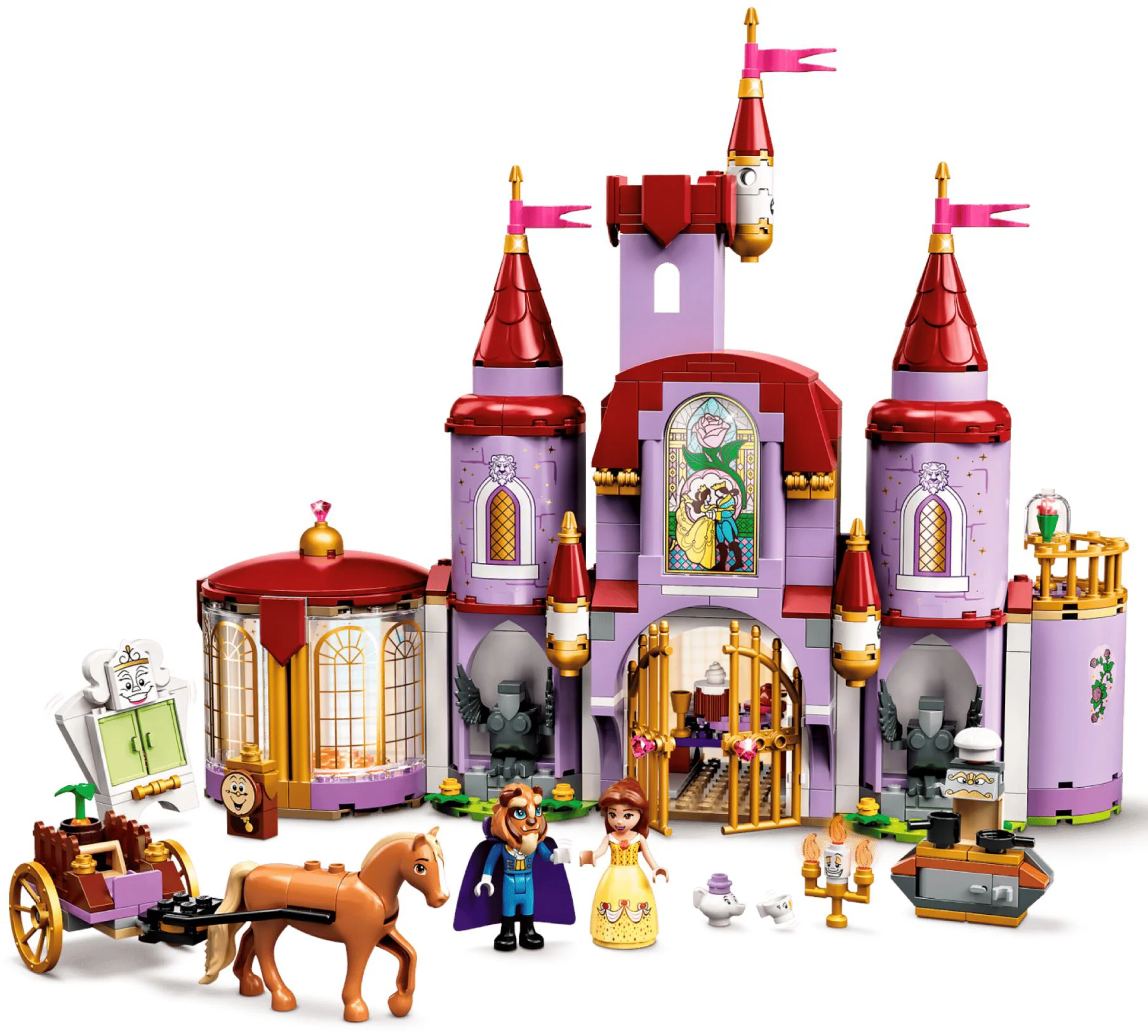 Set de constructie Lego Castelul Belle, 520 el. foto