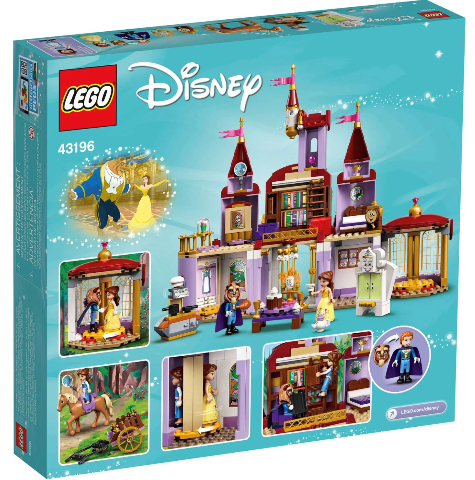 Set de constructie Lego Castelul Belle, 520 el. foto