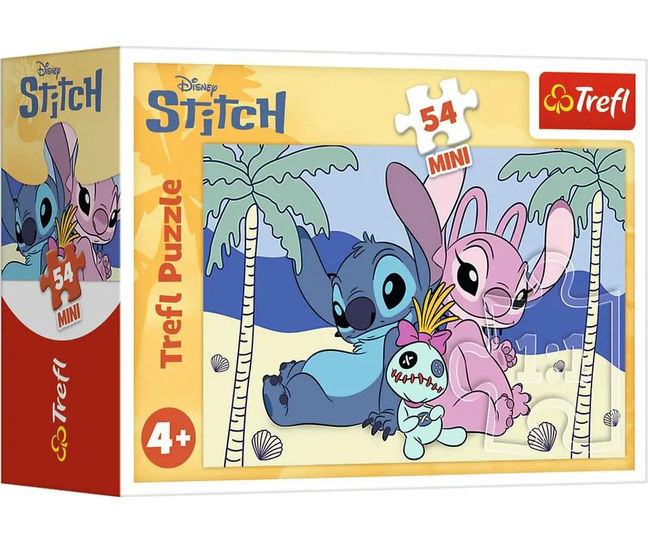 Puzzle Trefl Stitch and his world, 54 el. foto