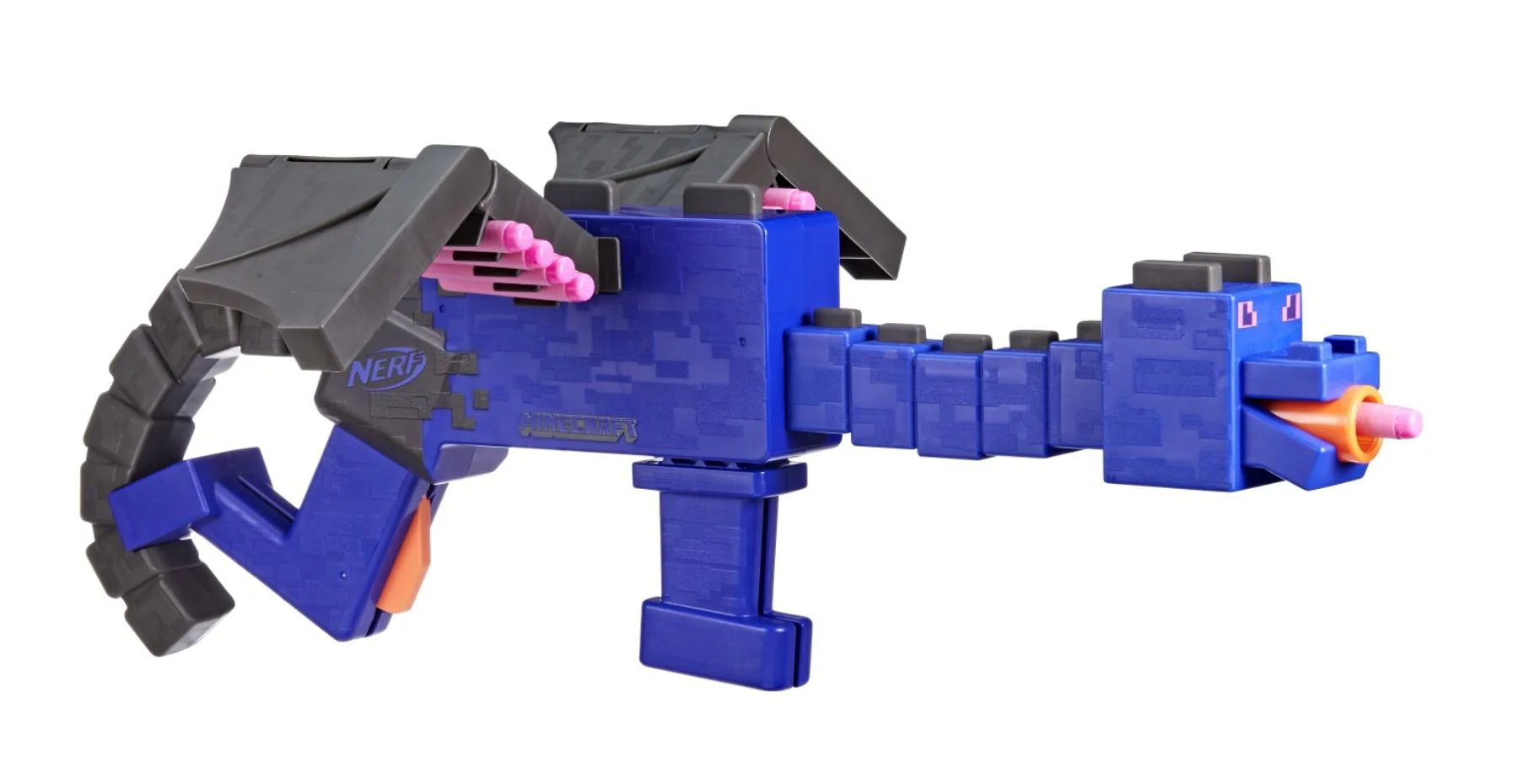 Blaster Nerf Minecraft Ender Dragon cu 12 sageti foto