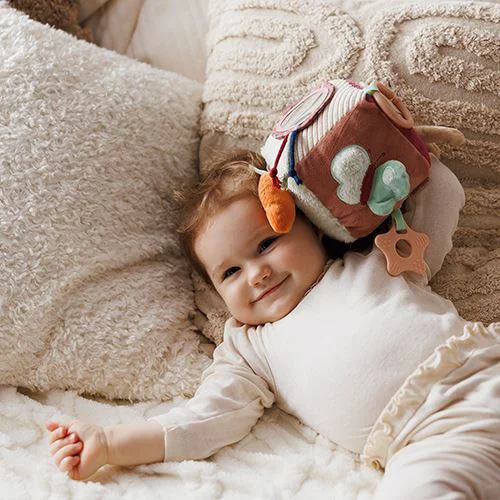 Мягкая развивающая игрушка BabyOno Rabbit Karo foto