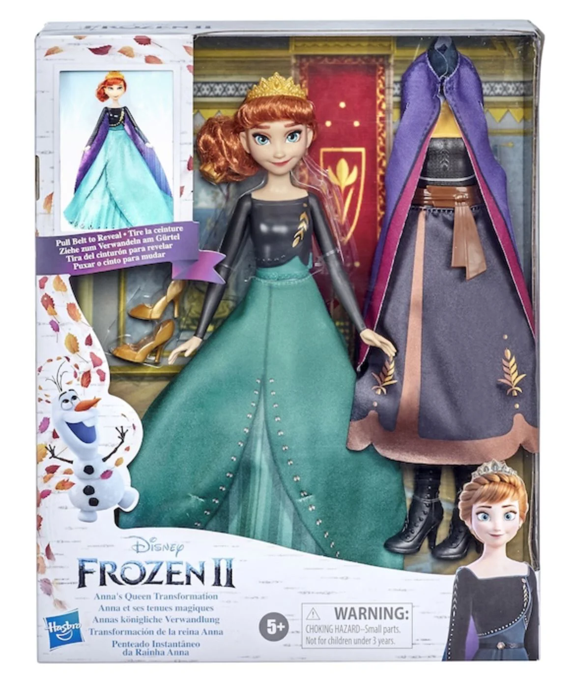 Papusa Toys outlet Disney Frozen Anna, Transformarea Reginei foto
