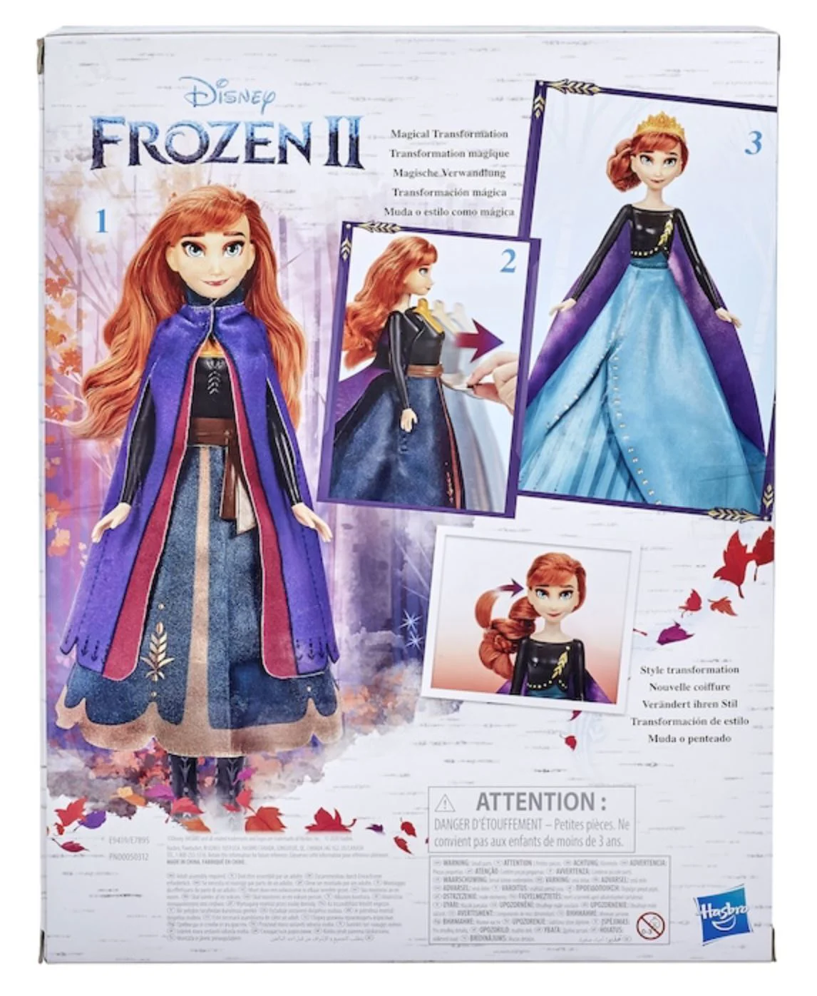 Papusa Toys outlet Disney Frozen Anna, Transformarea Reginei foto