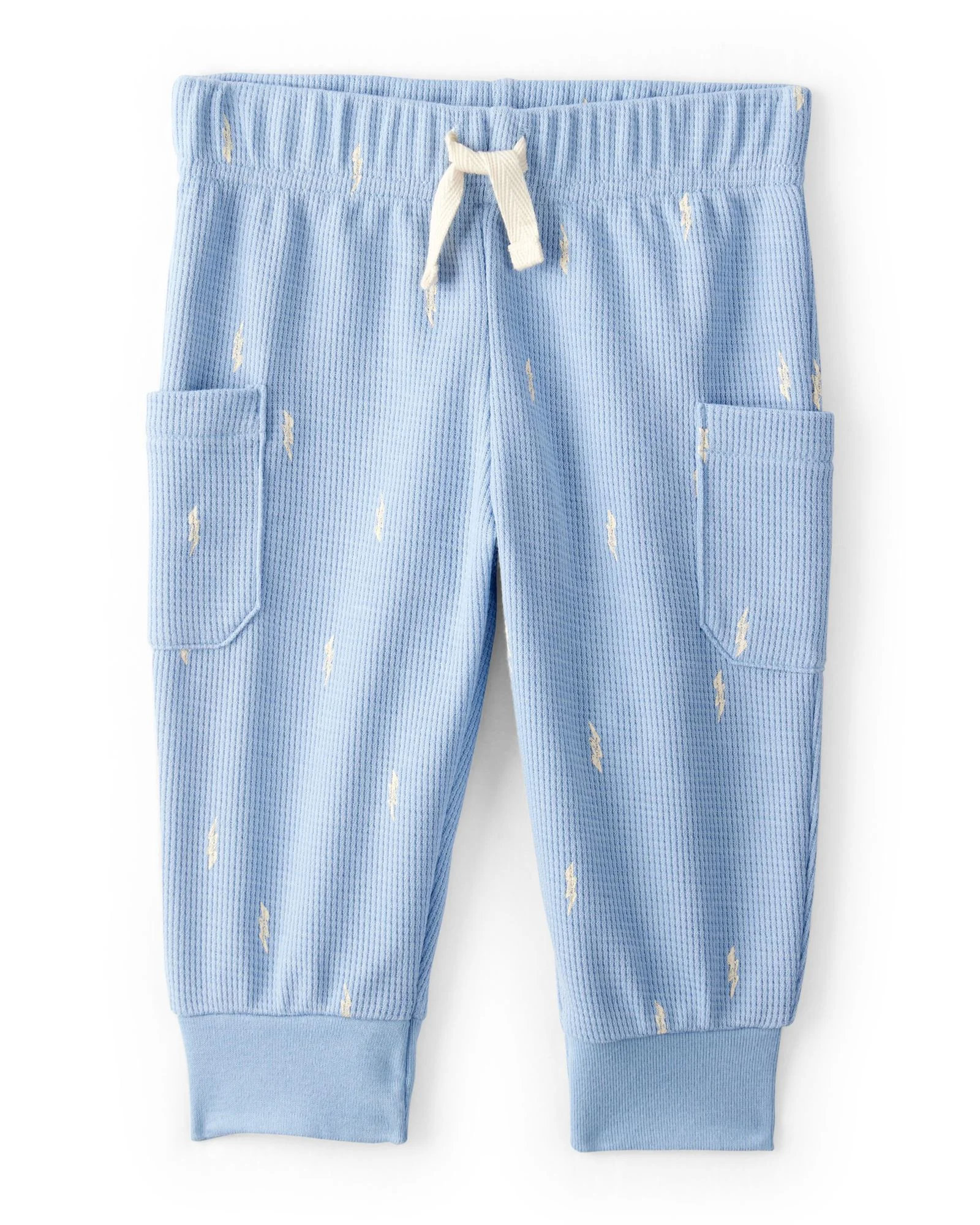 Carter's Set 2 piese Blue Lightning Print - body si pantaloni foto