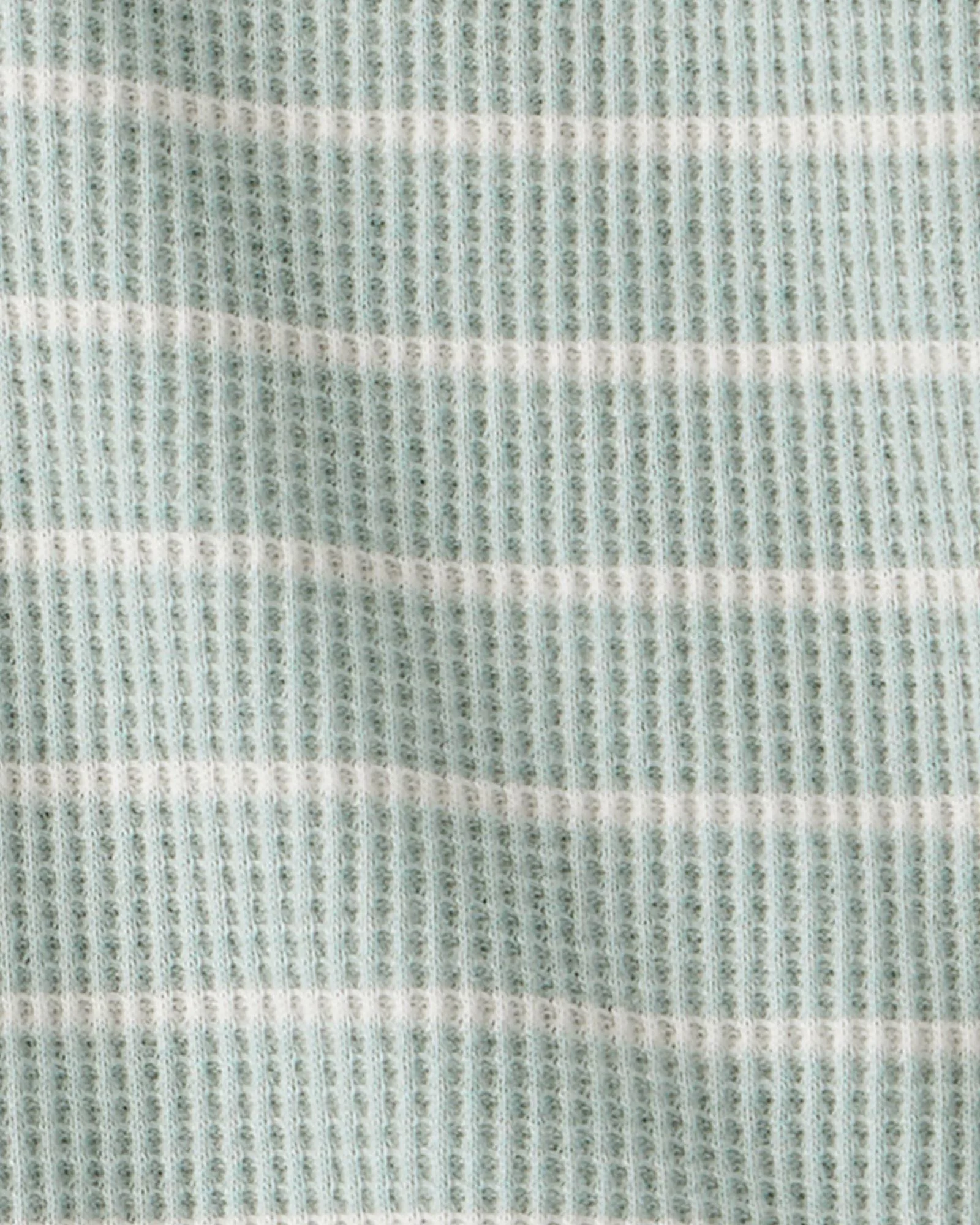 Carter's Set 2 piese Green Stripe Thermal - body si pantaloni foto