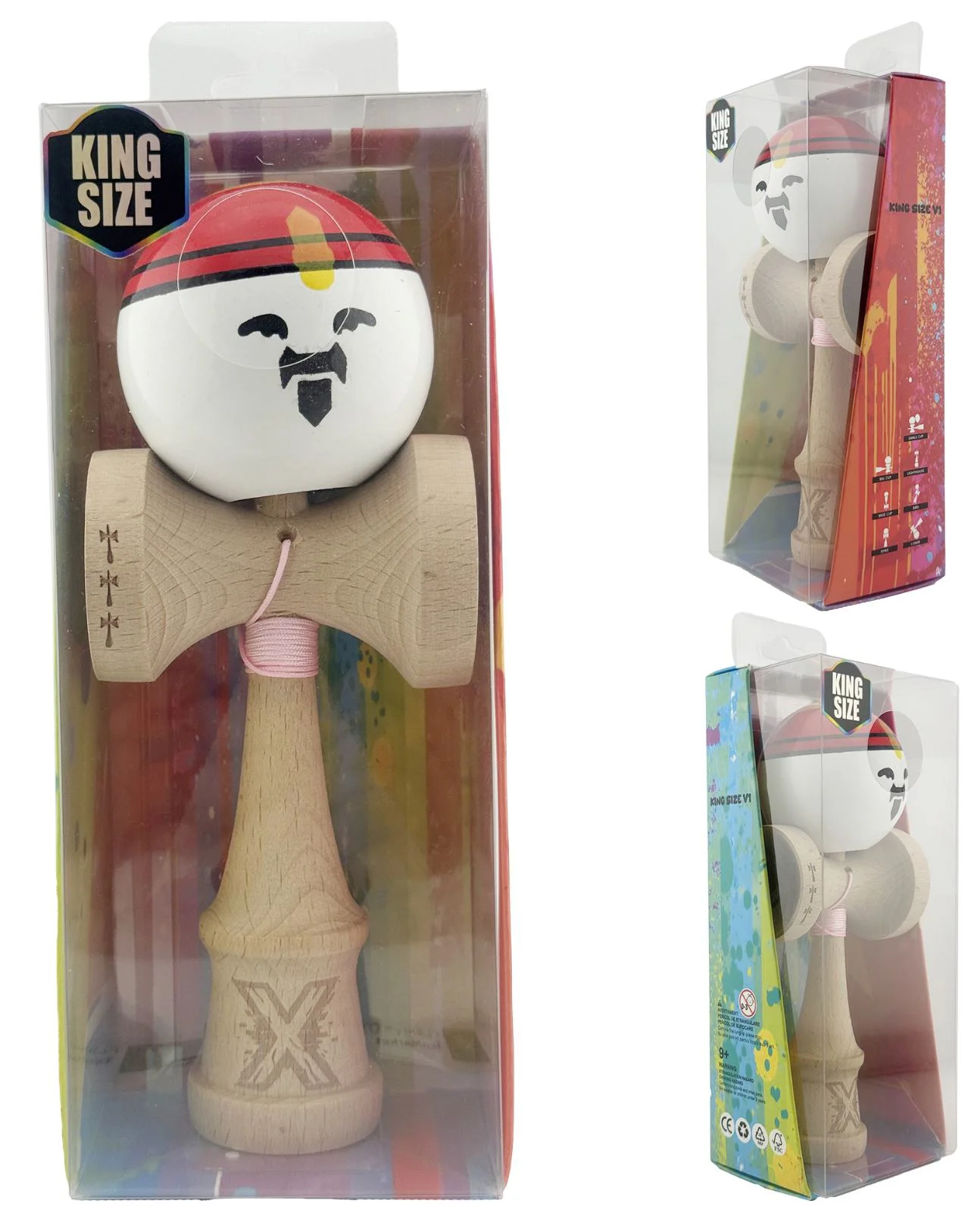 Kendama Essa Toys Flippy X Original Rege foto