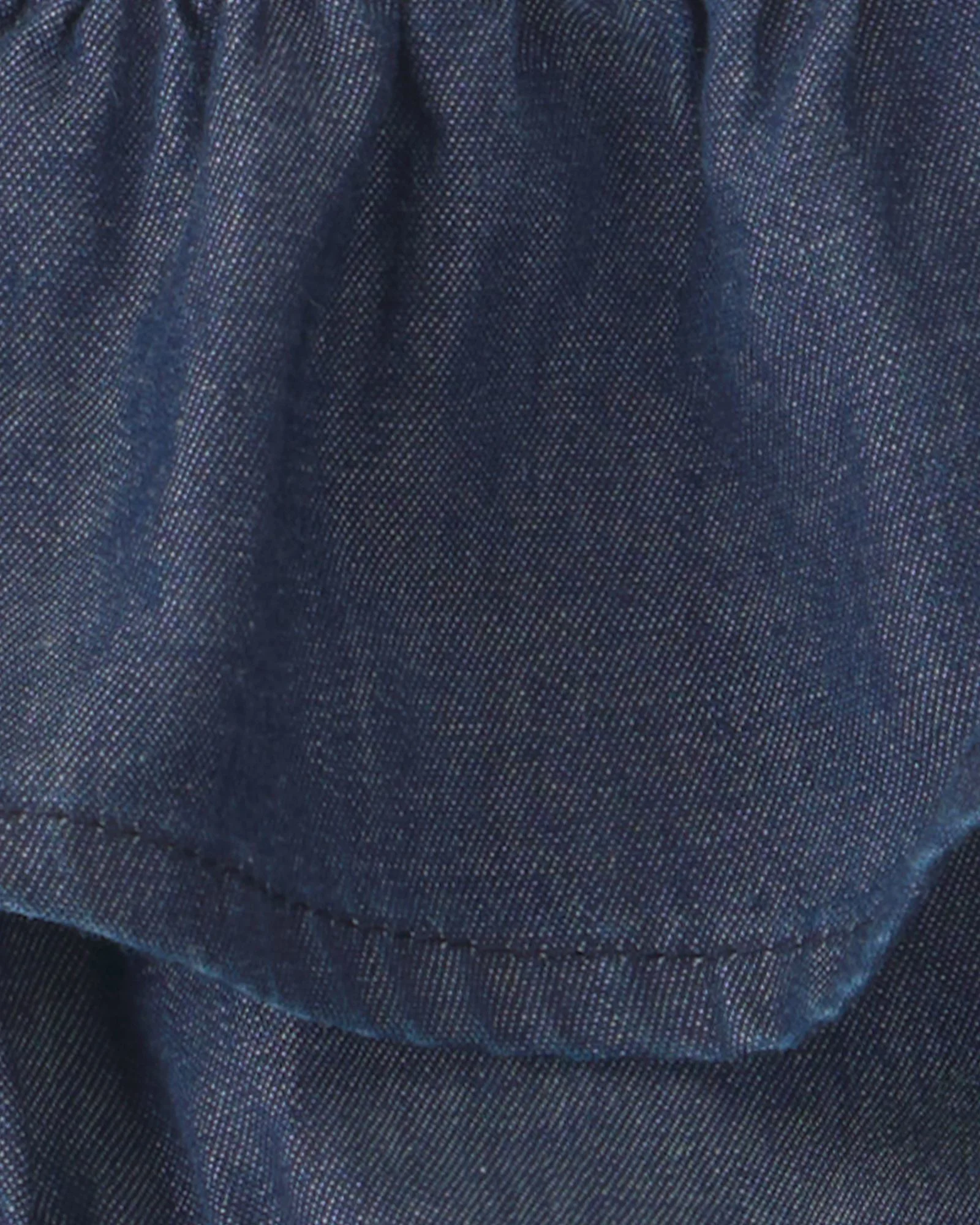 Carter's Set 3 piese Chambray Seahorse - bentita, top fara maneci si pantaloni scurti foto