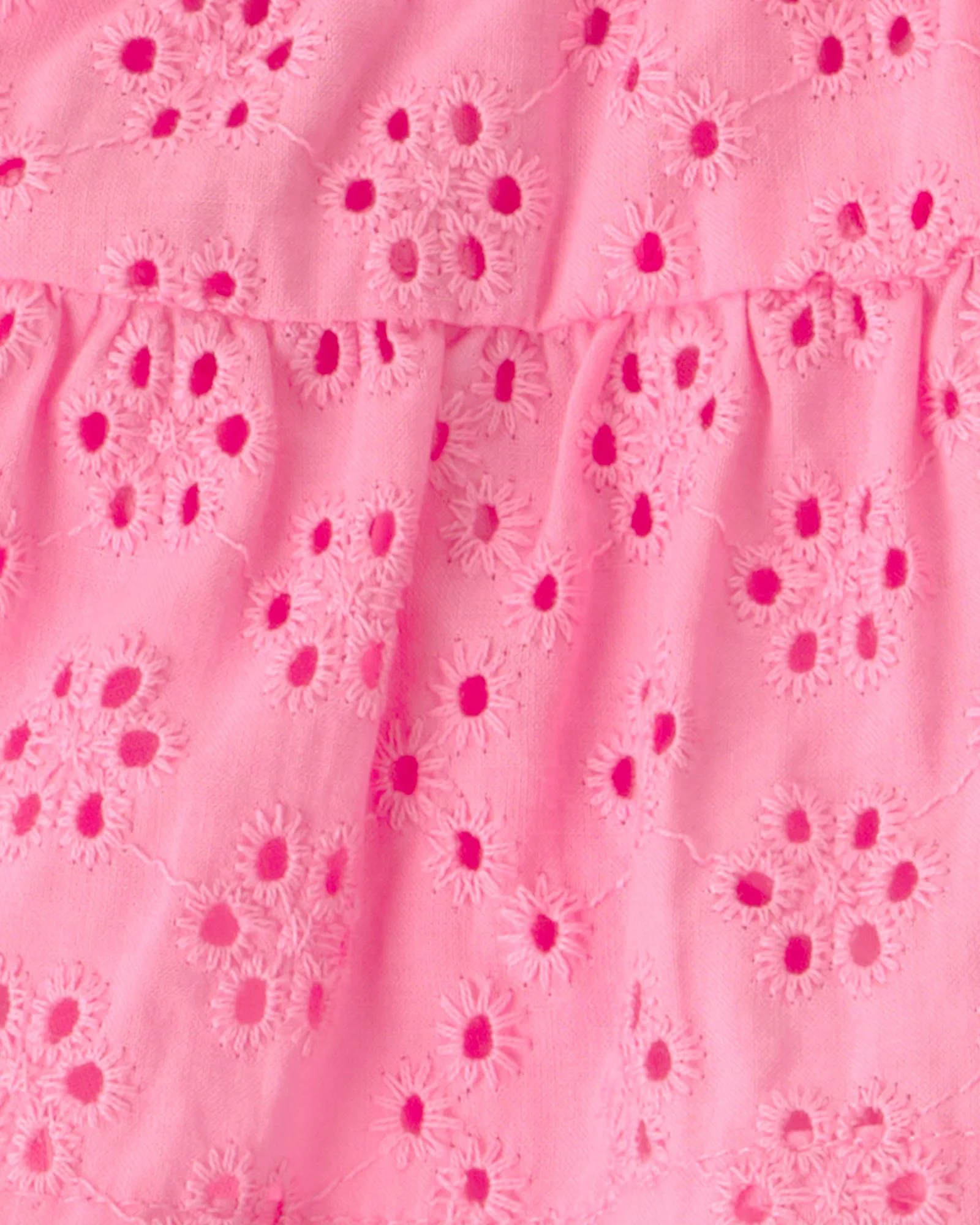 Carter's Set 2 piese Pink Eyelet Ice Cream - tricou si pantaloni scurti din bumbac foto