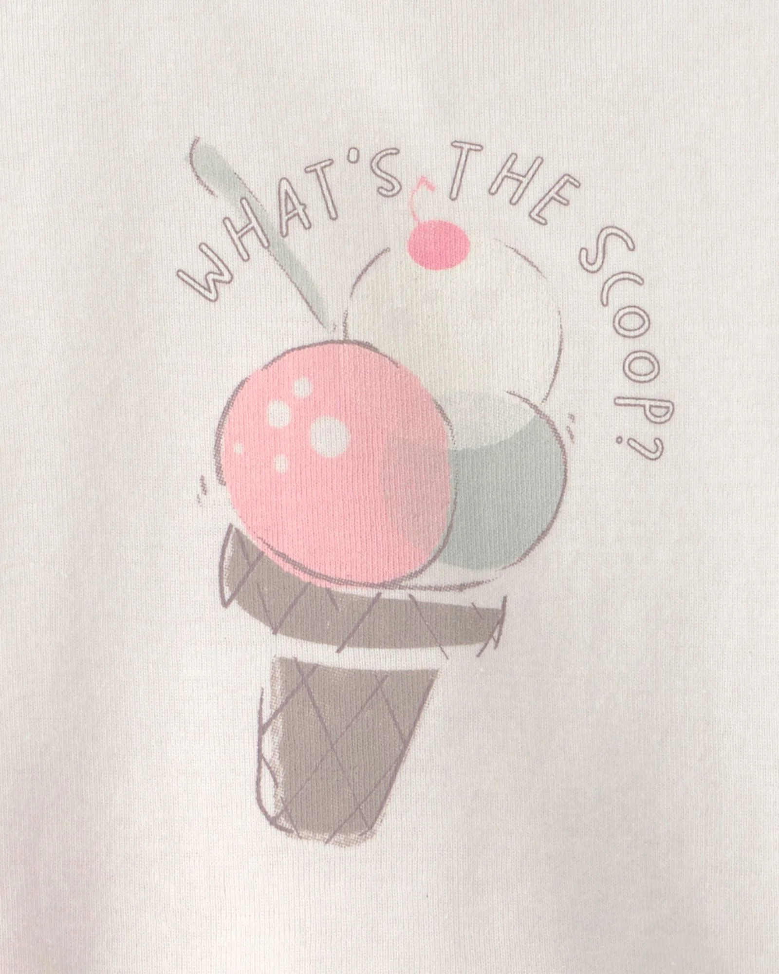 Carter's Set 2 piese Pink Eyelet Ice Cream - tricou si pantaloni scurti din bumbac foto