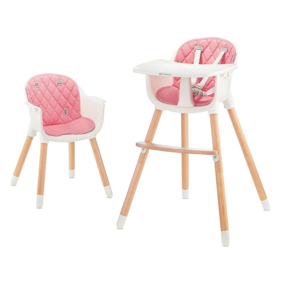 Scaun de masa 2in1 Kinderkraft Sienna Roz foto