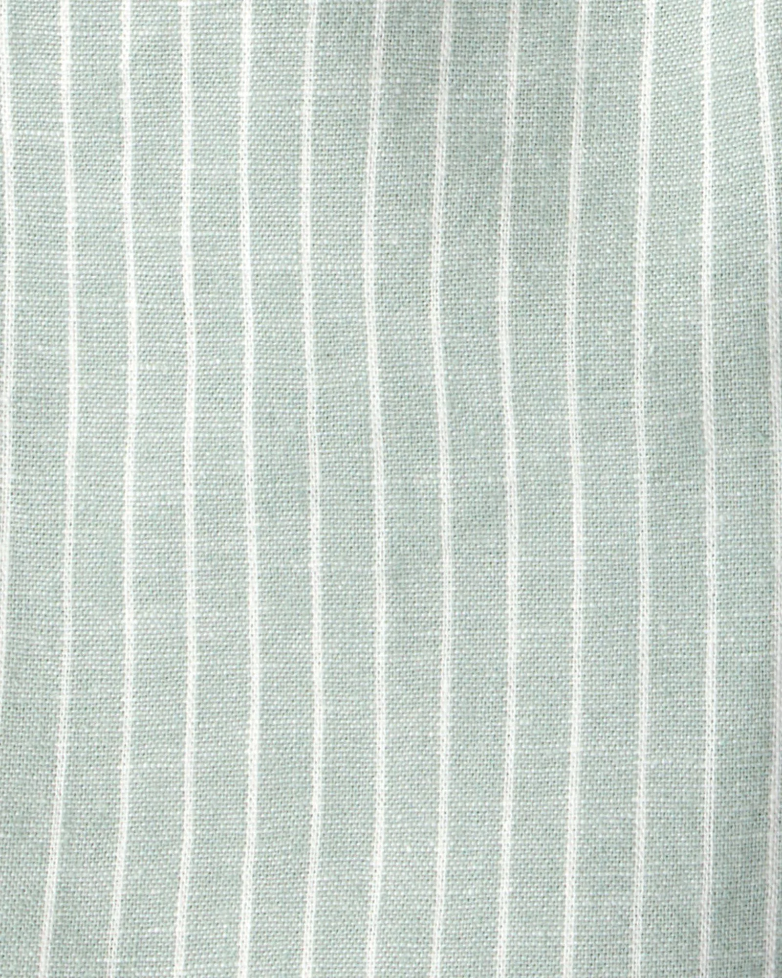 Carter's Set 2 piese Green Striped Faux Linen - top fara maneci si pantaloni foto