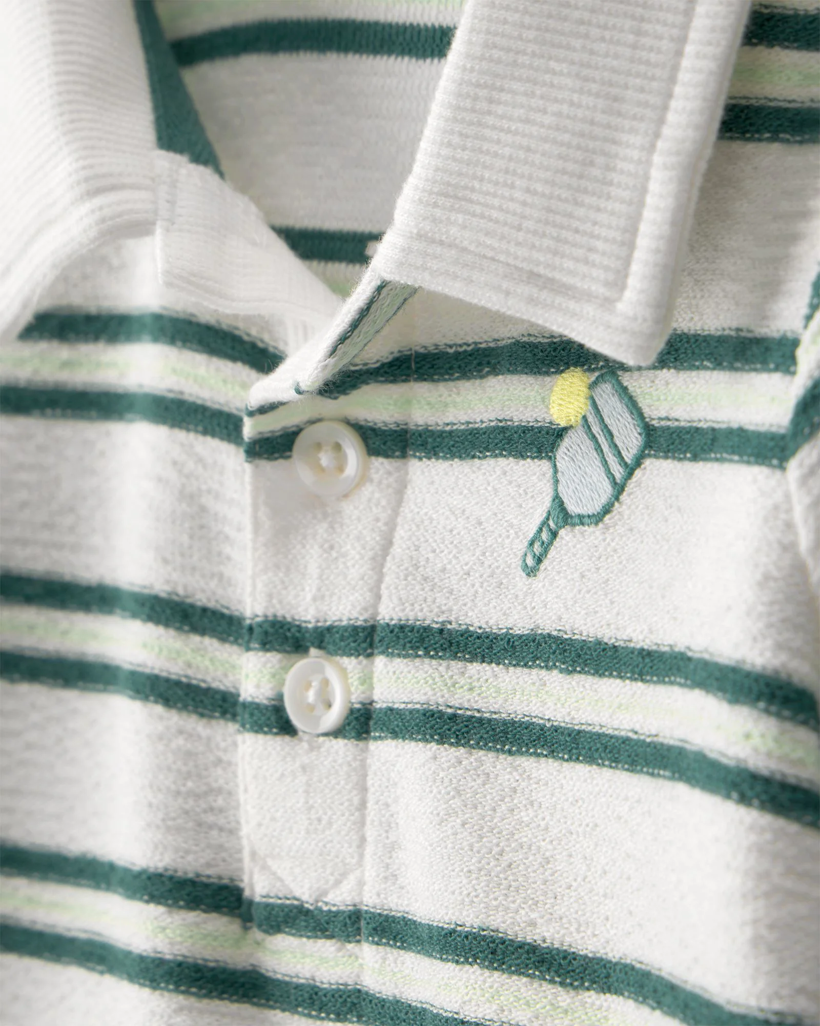 Carter's Короткий комбинезон Green Stripe Pickeball foto