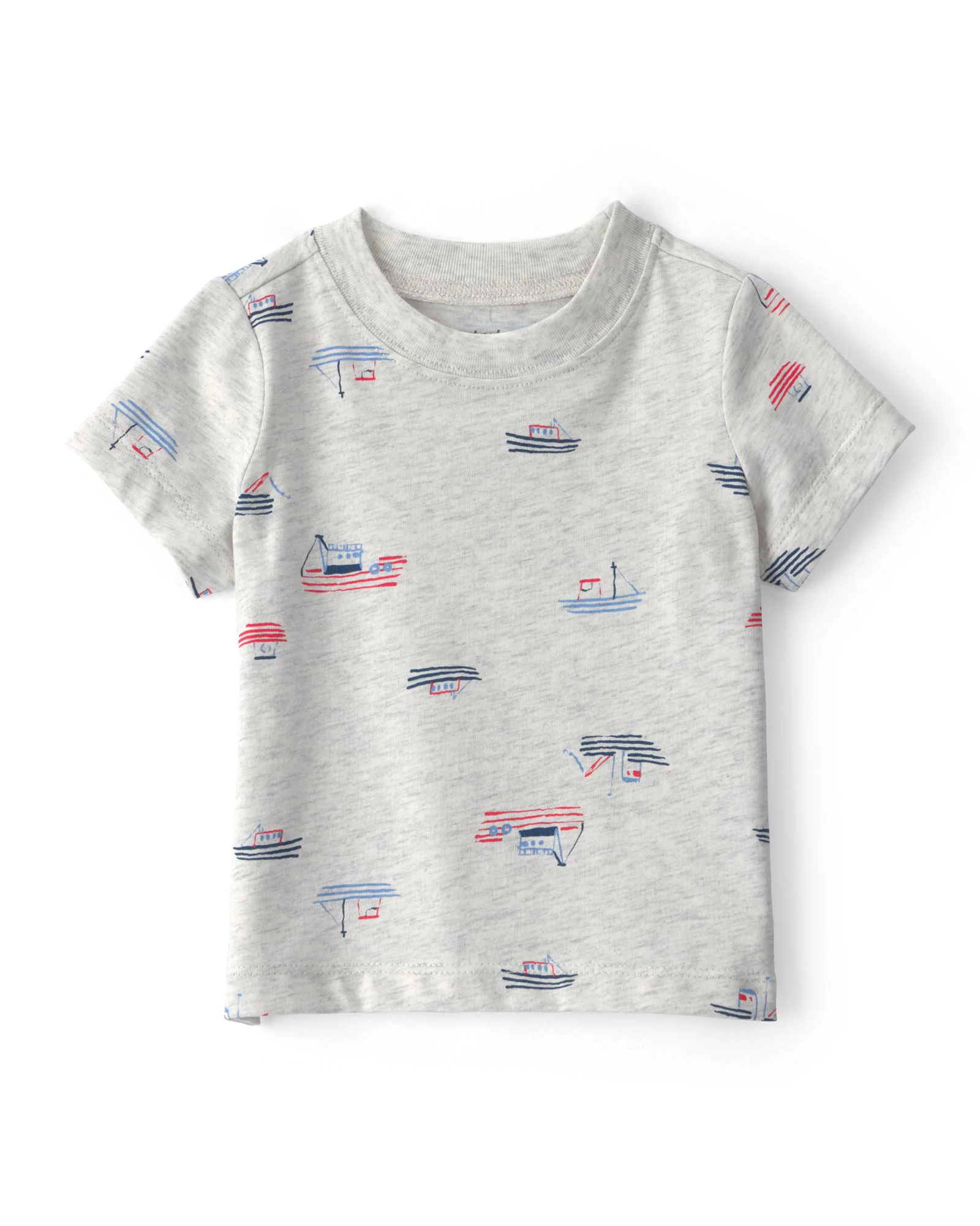 Carter's Set 2 piese Boat Chambray Shortall - tricou si salopeta foto