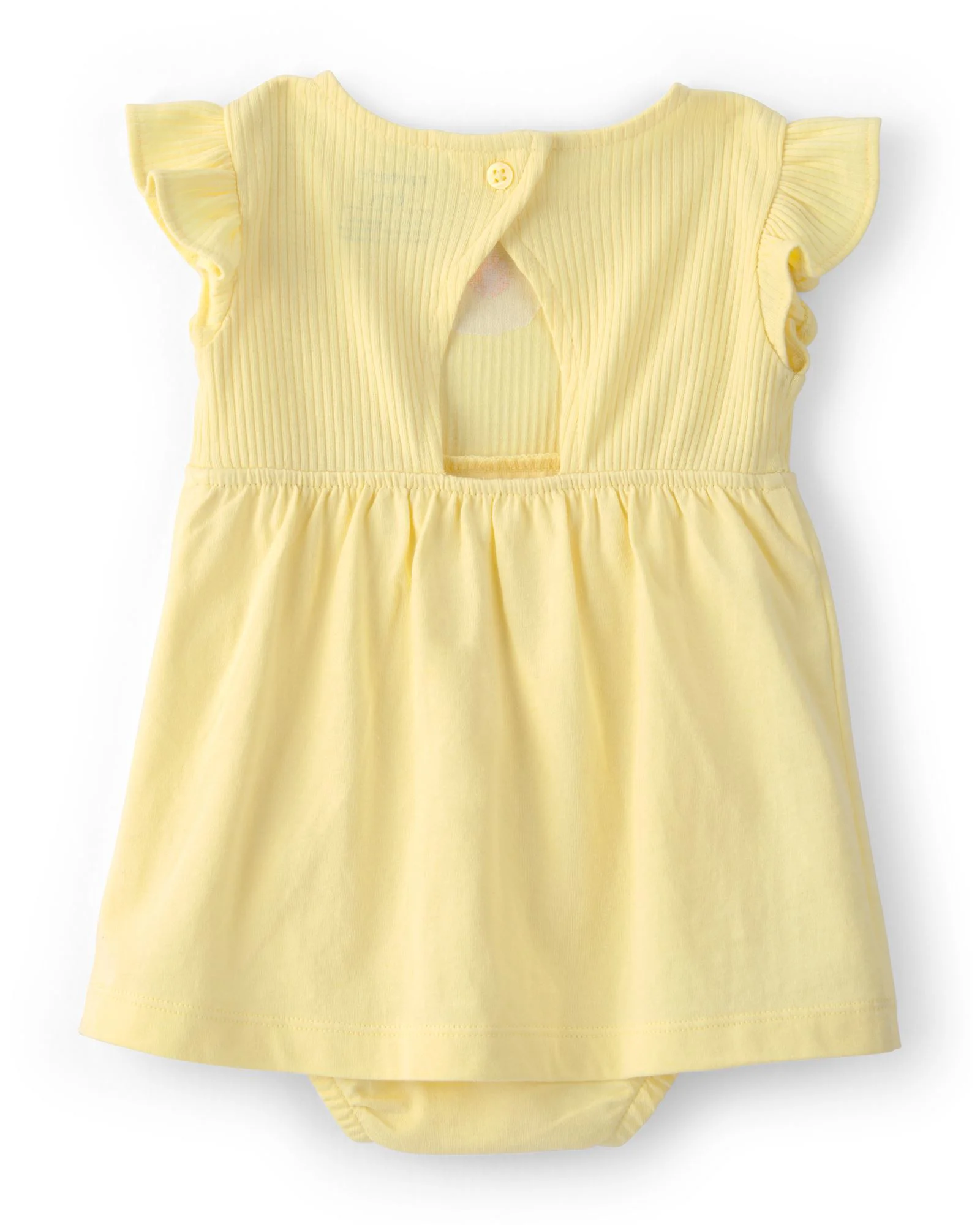 Carter's Хлопковое платье-боди Yellow Sun Jersey foto
