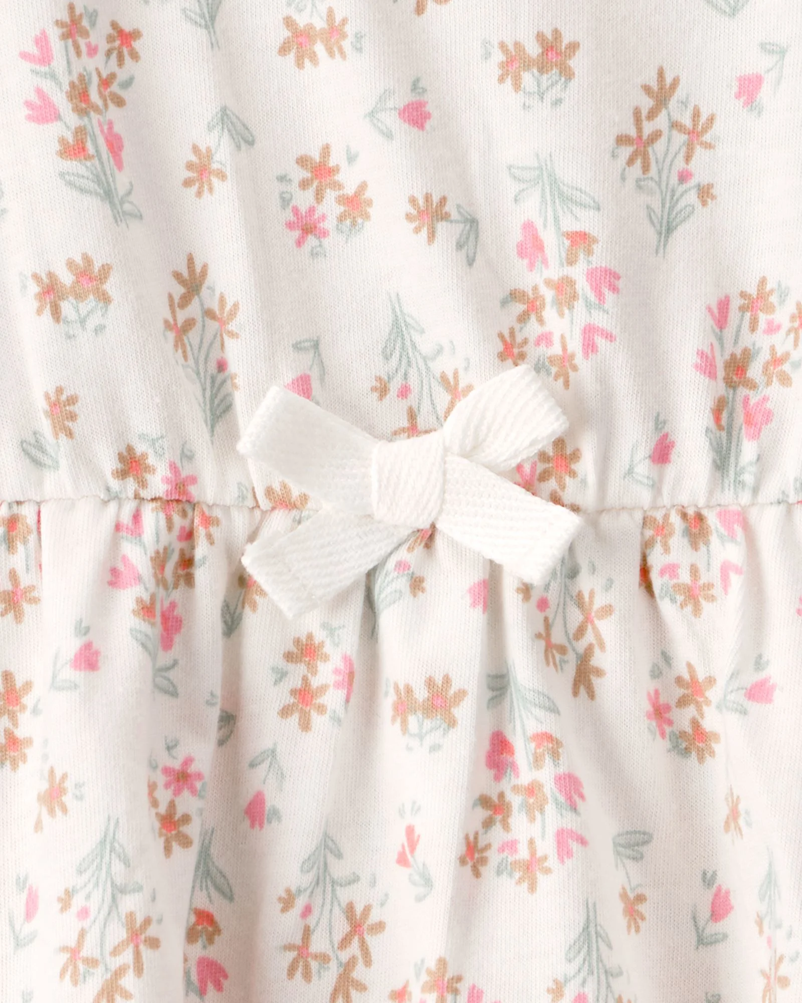 Carter's Хлопковое платье-боди Floral Jersey foto