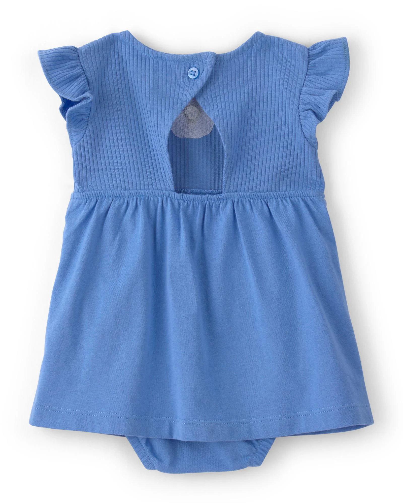 Carter's Rochita-body din bumbac Blue Seashell Jersey foto