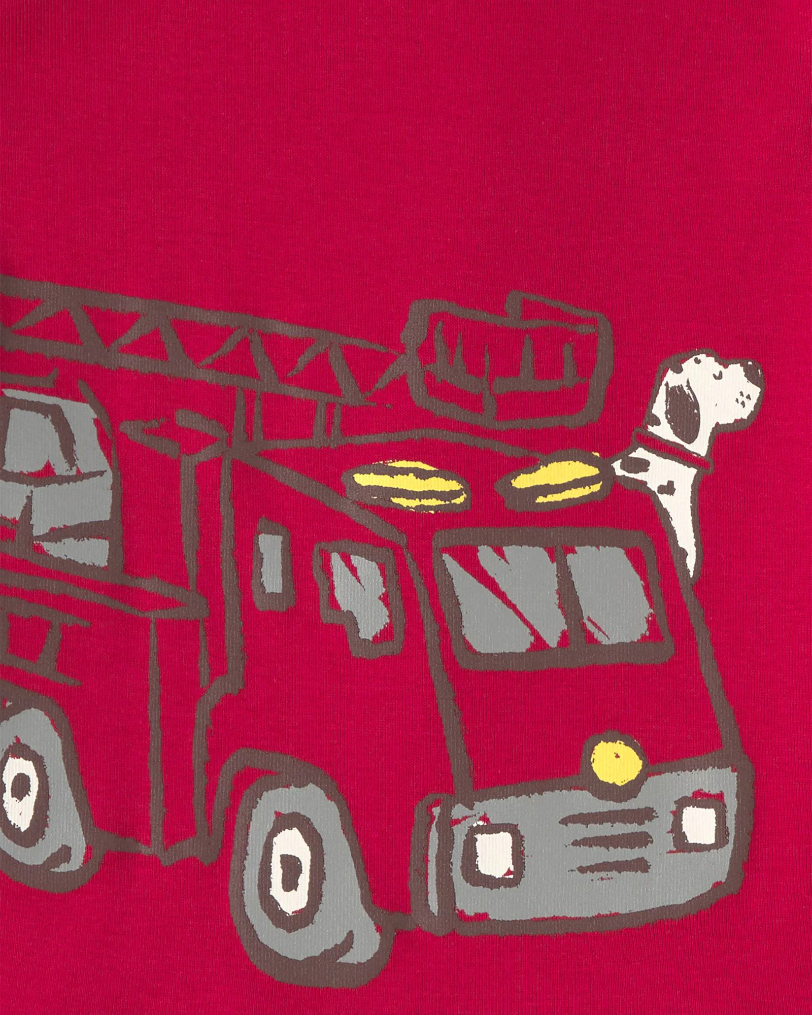 Carter's Set 2 pijamale din bumbac Red Fire Truck foto