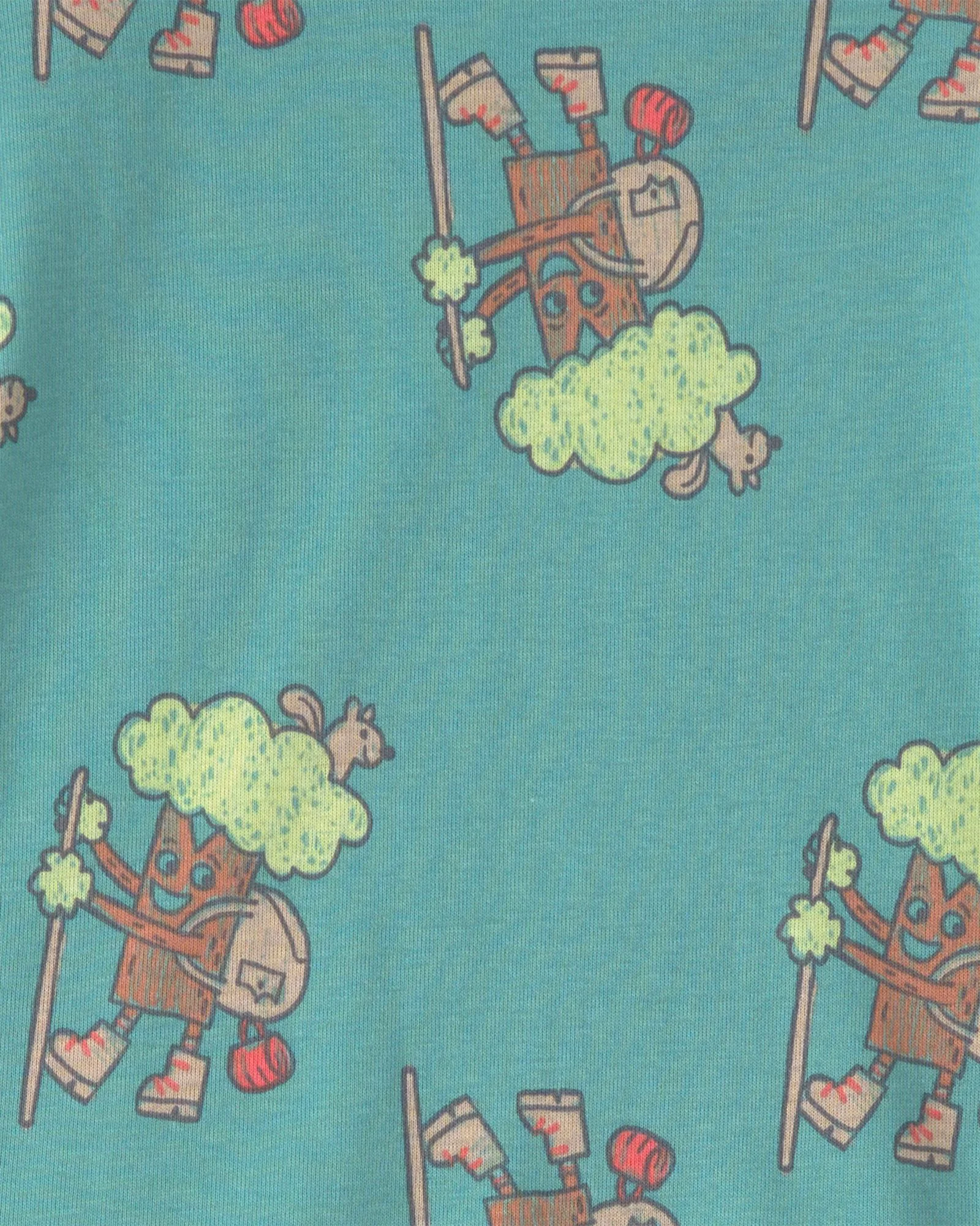 Carter's Set 2 pijamale din bumbac Hiking Tree foto
