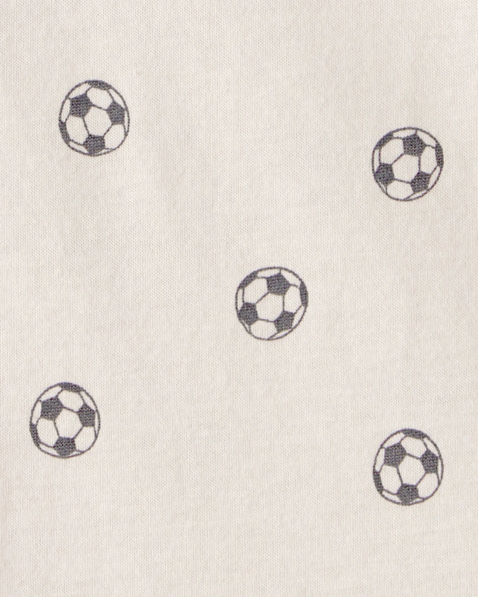 Carter's Body cu maneca scurta Ivory Soccer foto
