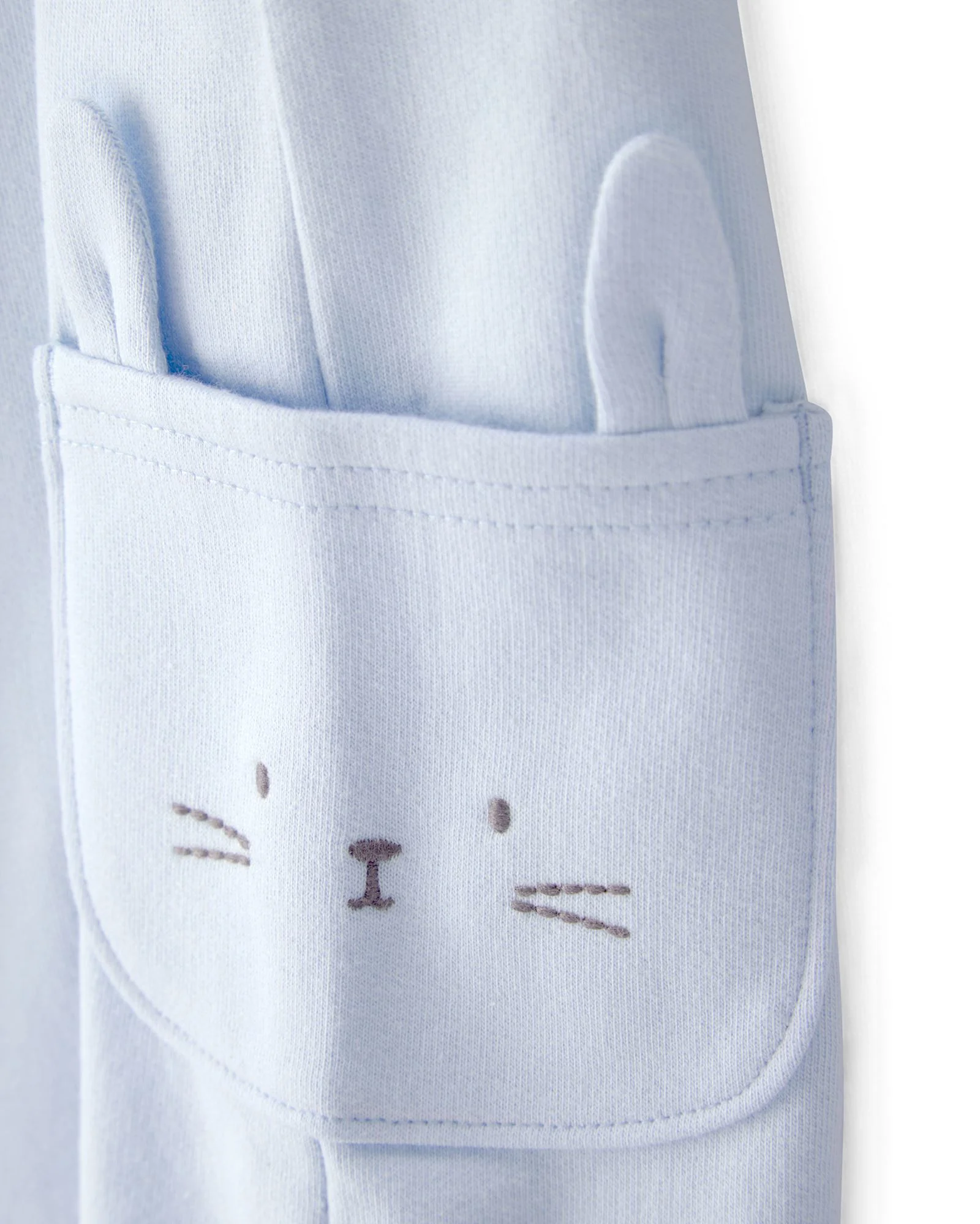 Carter's Комплект 2 в 1 Easter Blue Bunny - футболка и комбинезон foto