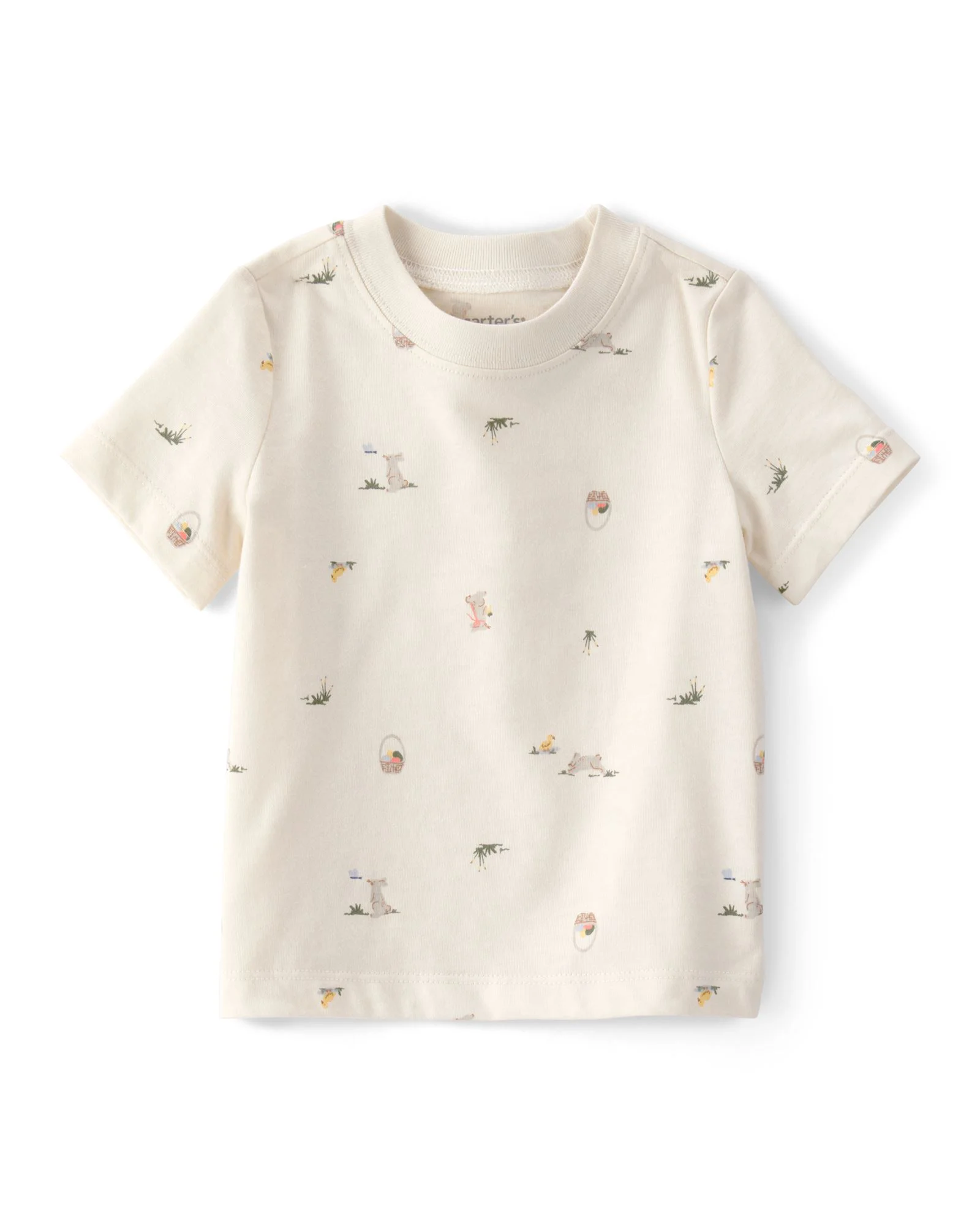 Carter's Комплект 2 в 1 Easter Blue Bunny - футболка и комбинезон foto
