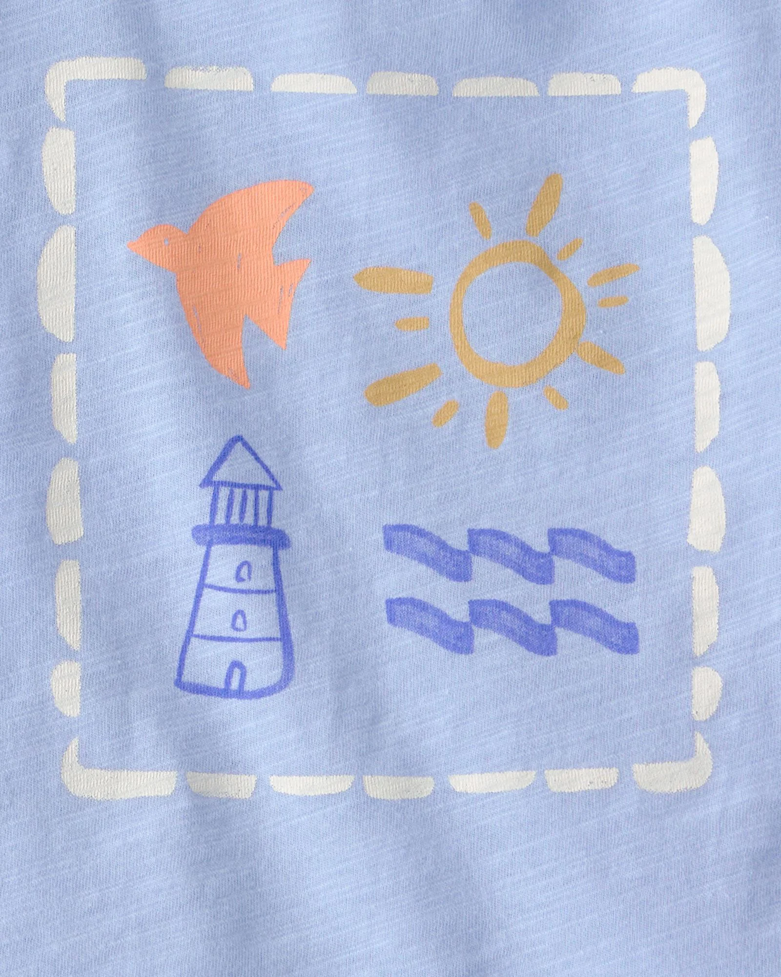 Carter's Set 2 piese Lighthouse Graphic - tricou si pantaloni scurti foto