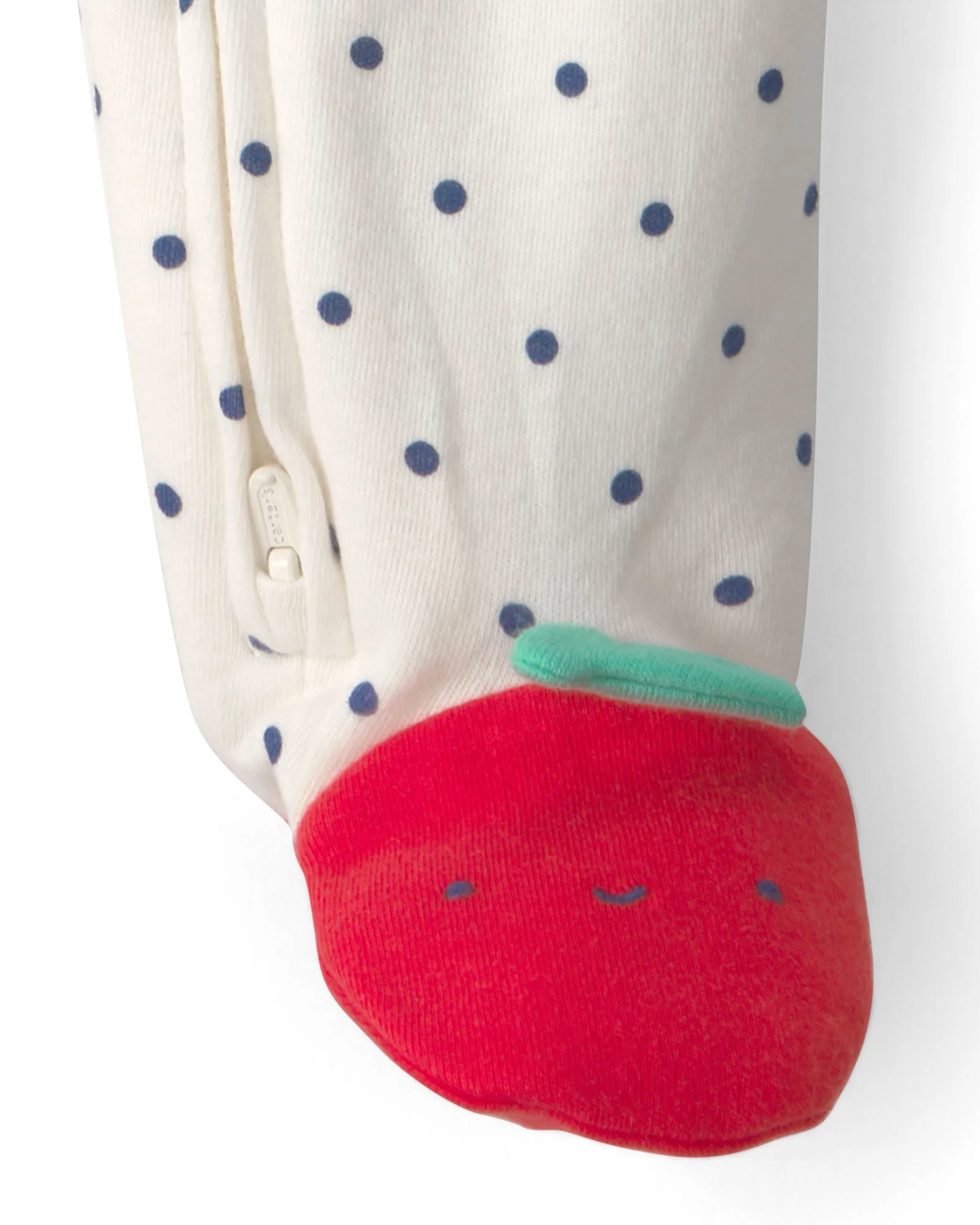 Carter's Хлопковая пижама с пинетками Cherry Polka Dot foto