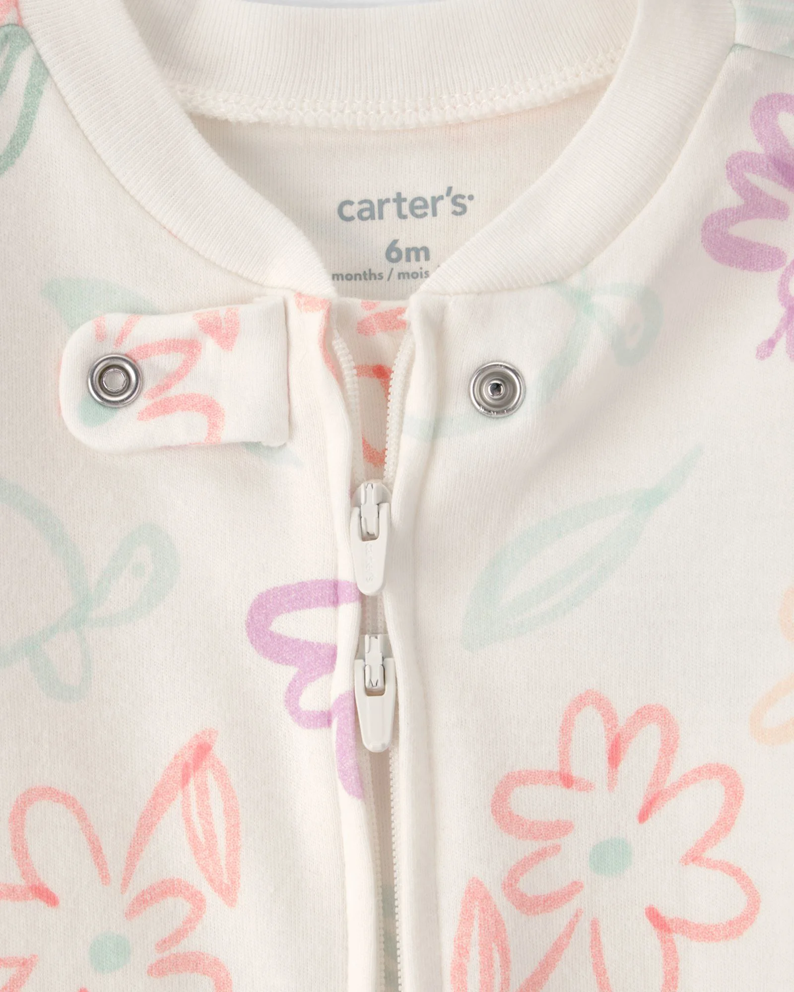 Carter's Pijama din bumbac cu botosei Spring Outline foto