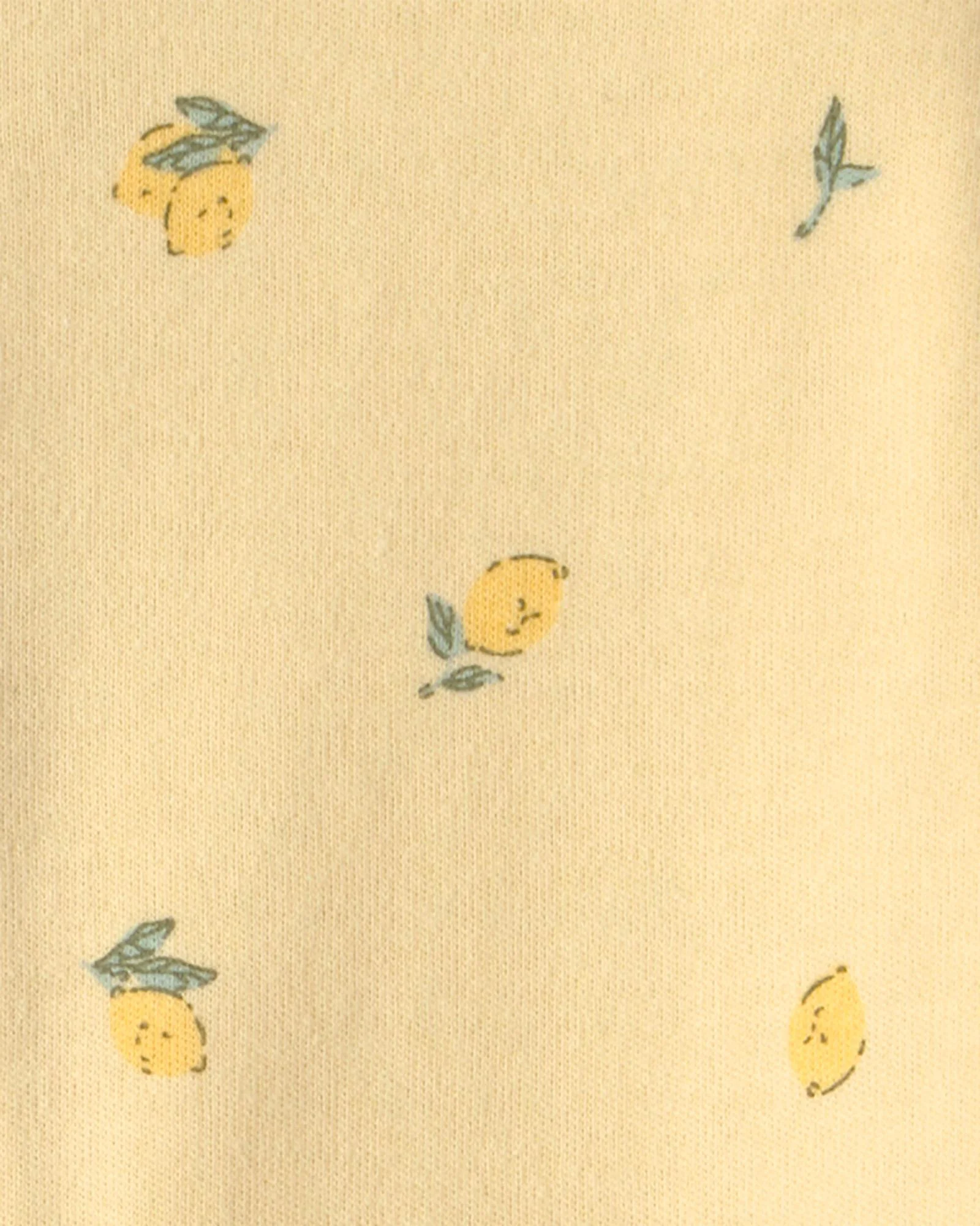 Carter's Хлопковая пижама с пинетками Mini Lemon Print foto
