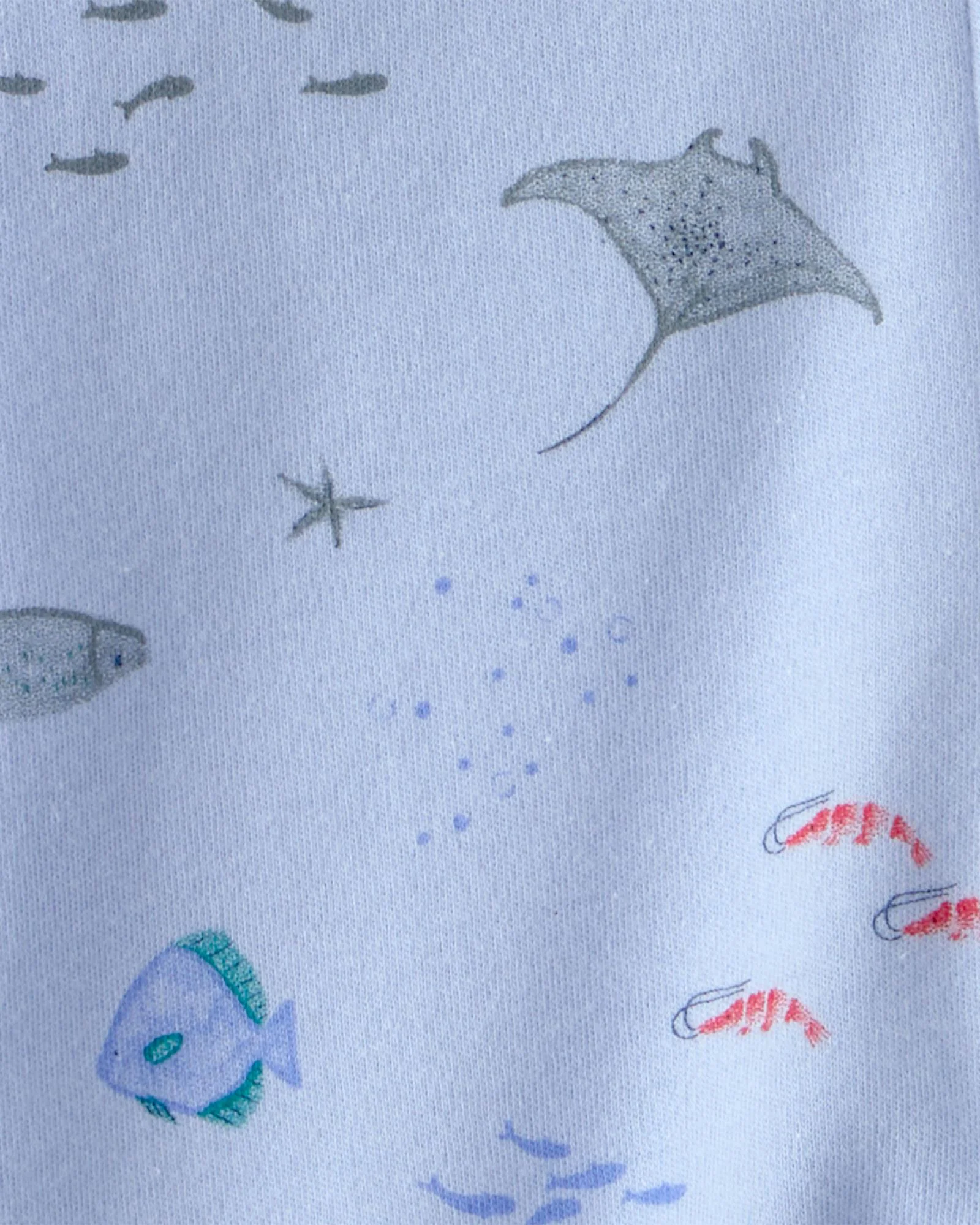 Carter's Pijama din bumbac cu botosei Sea Animals foto