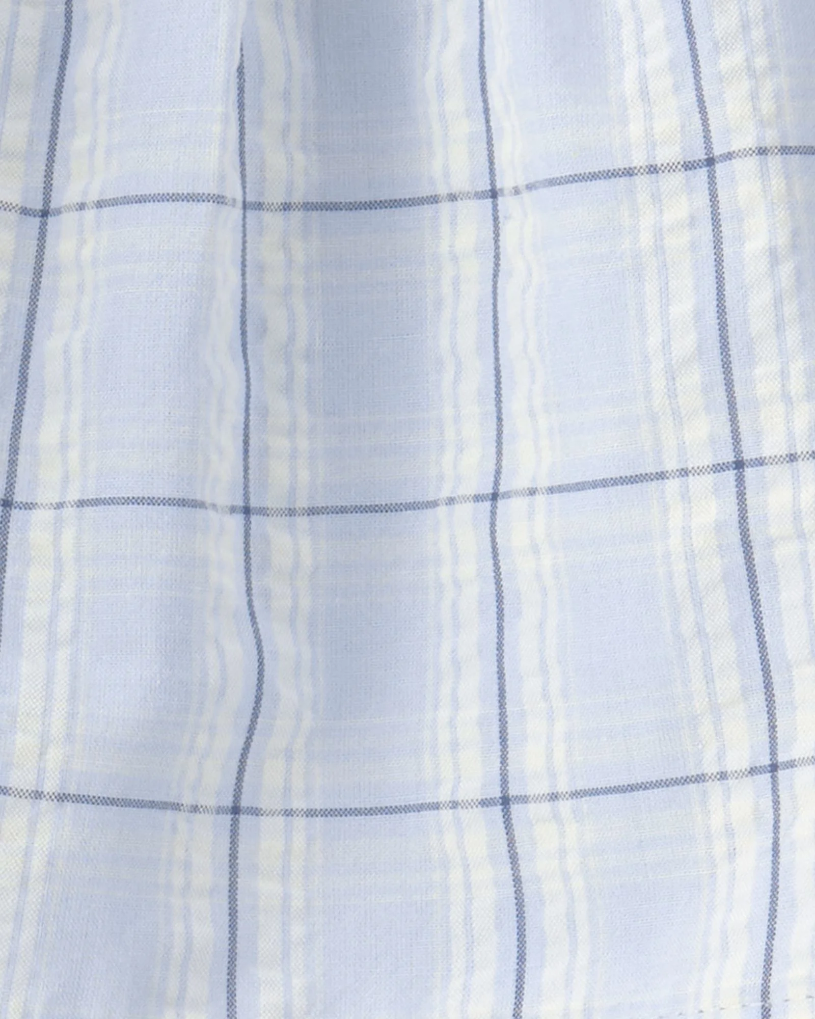 Carter's Set 3 piese Blue Gingham - palarie, top fara maneci si pantaloni scurti foto