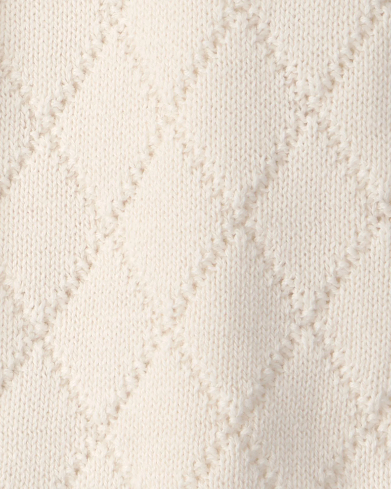 Carter's Cardigan tricotat din bumbac cu nasturi Ivory Cardigan foto