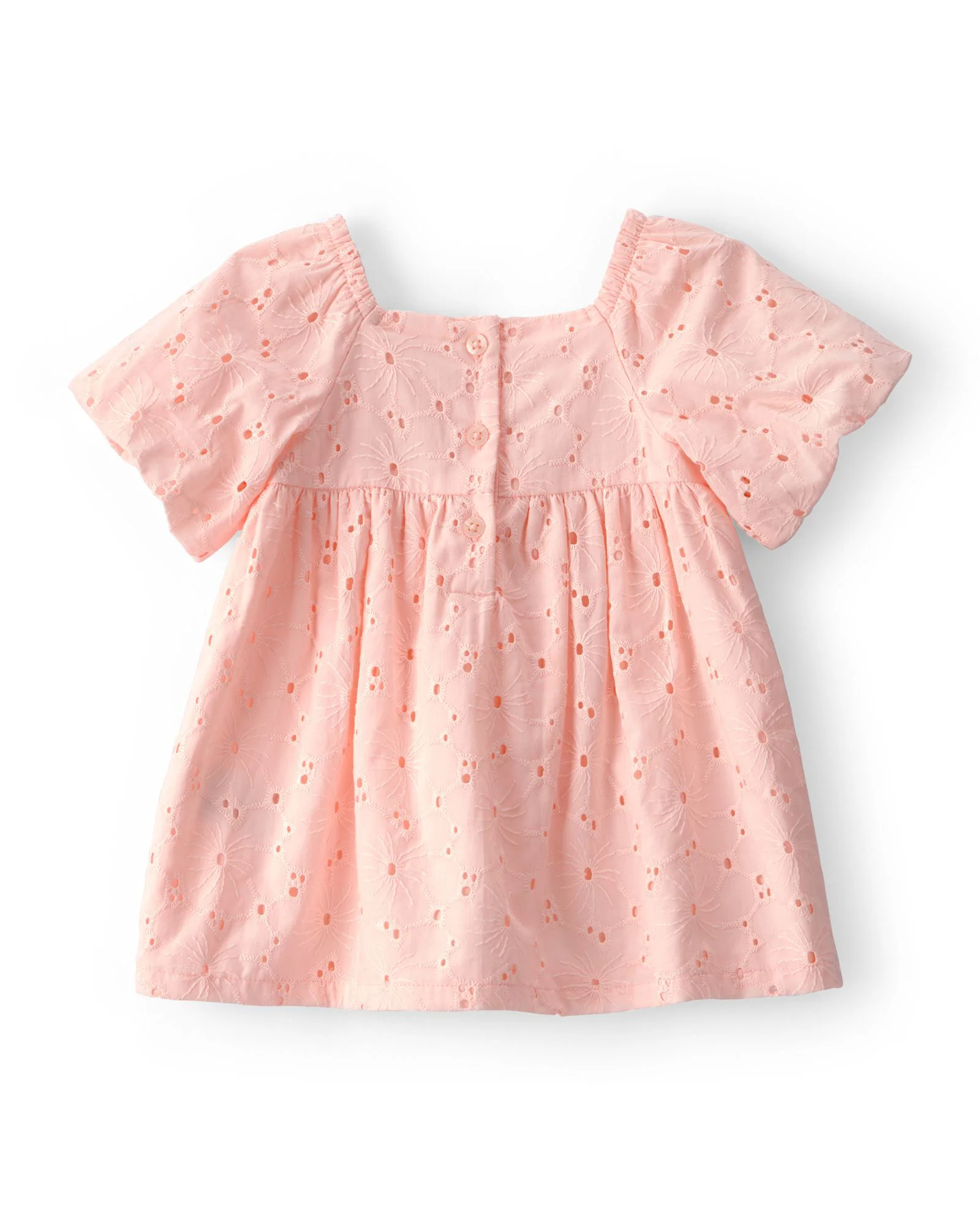 Carter's Rochita din bumbac Easter Pink Eyelet foto