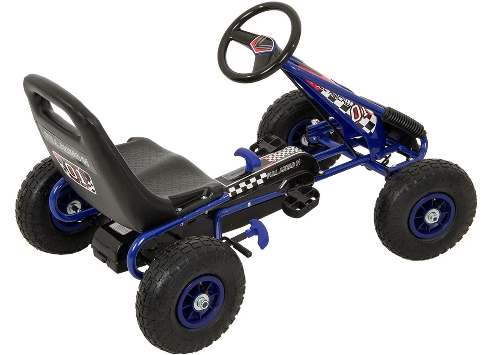 Kart cu pedale Enero Sport Go-Kart 01 Albastru foto