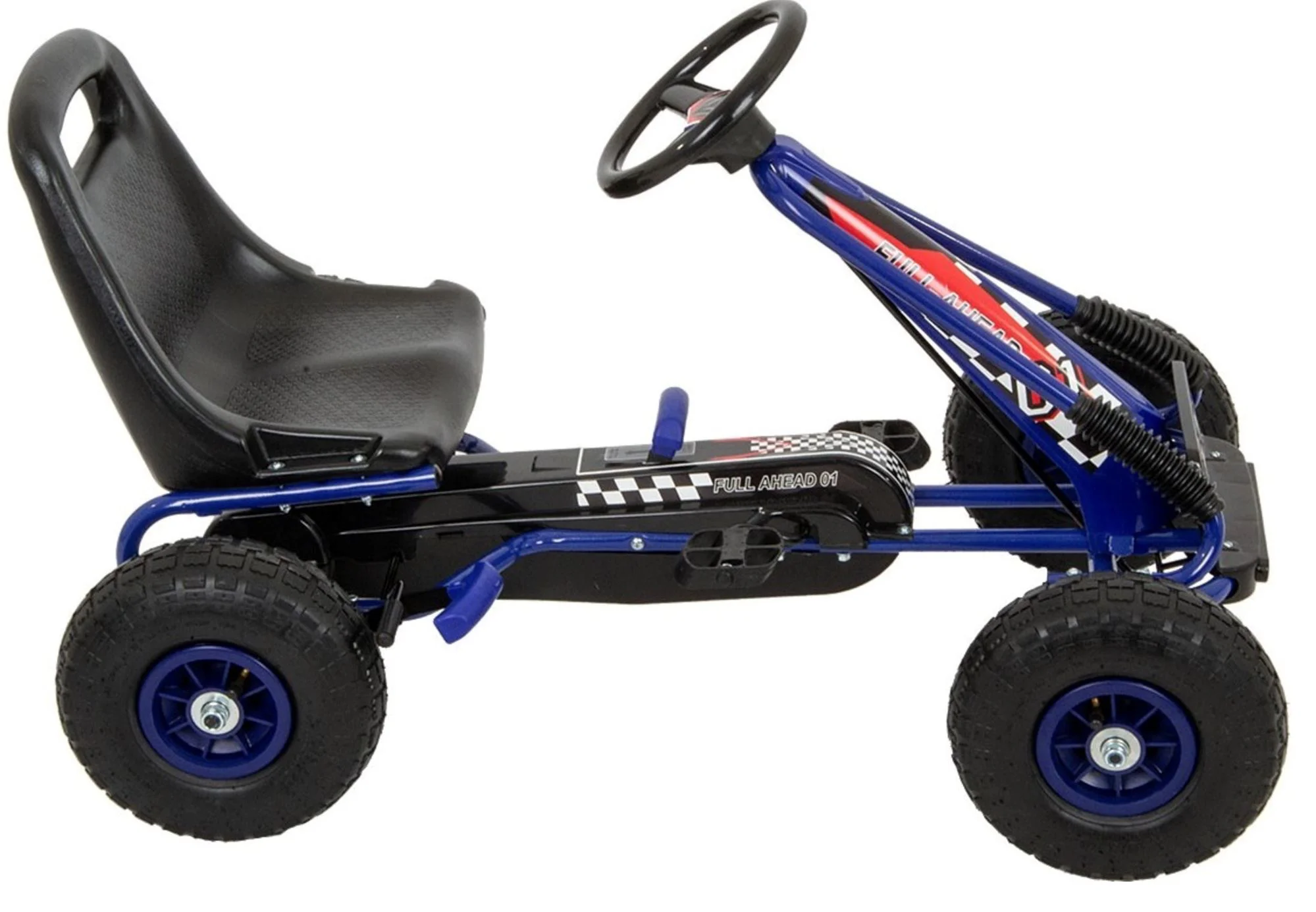 Kart cu pedale Enero Sport Go-Kart 01 Albastru foto