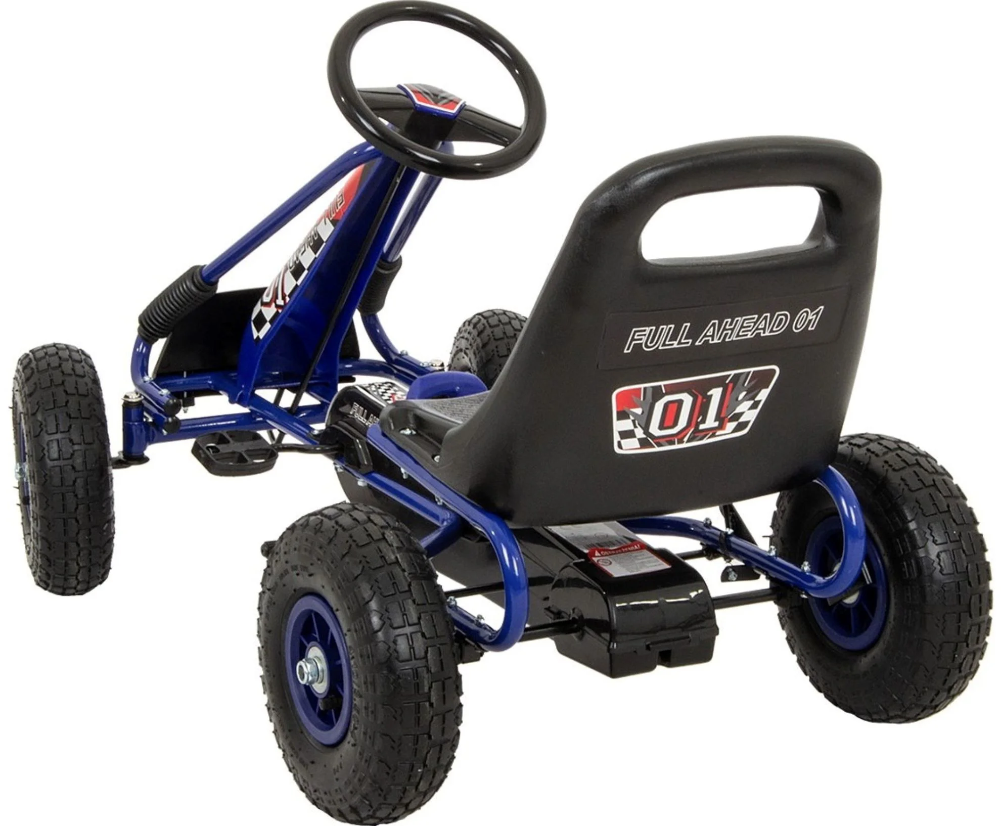 Kart cu pedale Enero Sport Go-Kart 01 Albastru foto
