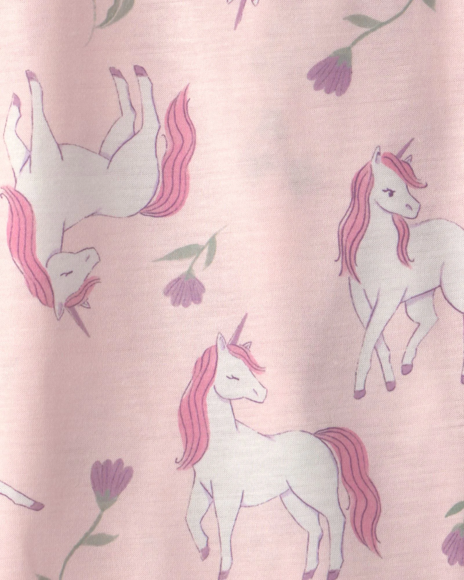 Carter's Комплект 2 ночные рубашки Pink Unicorn Floral Gown foto