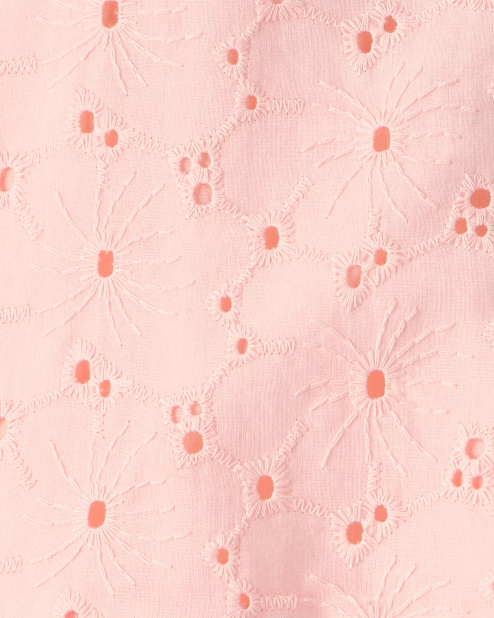 Carter's Хлопковый топ на бретелях Pink Eyelet foto