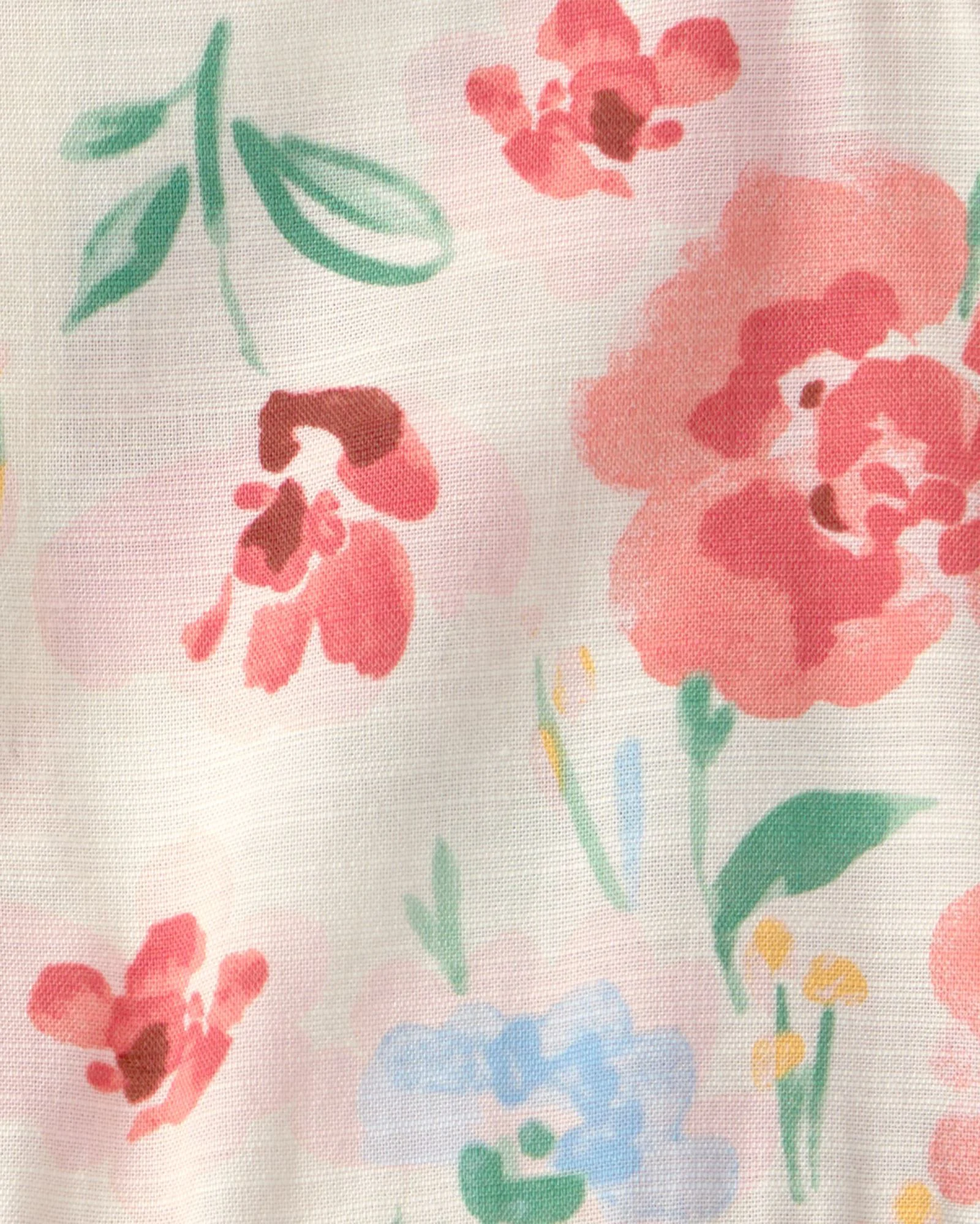 Carter's Top fara maneci Floral Peplum foto