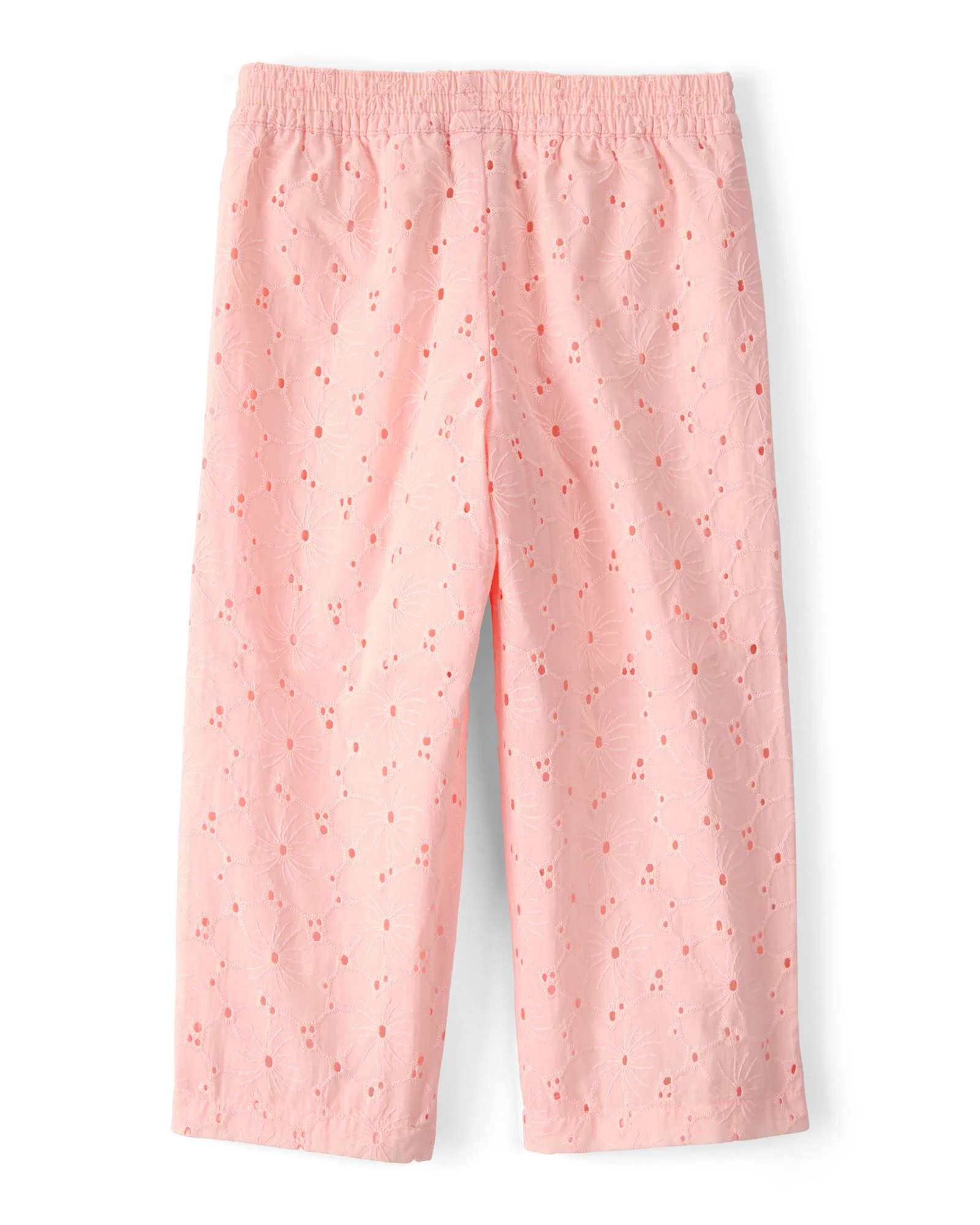 Carter's Широкие хлопковые штаны Pink Eyelet foto