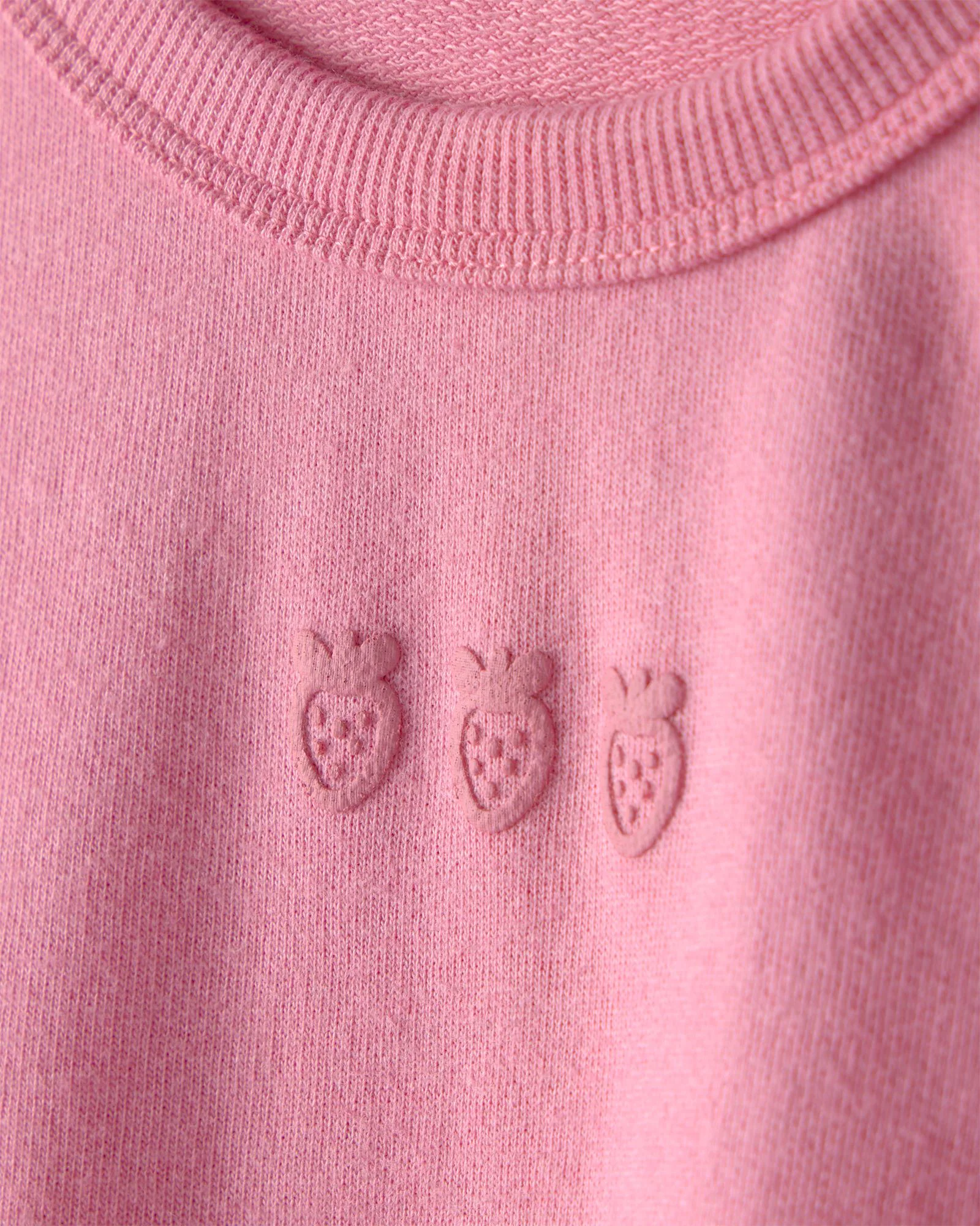Carter's Свитшот Pink Strawberry Terry foto