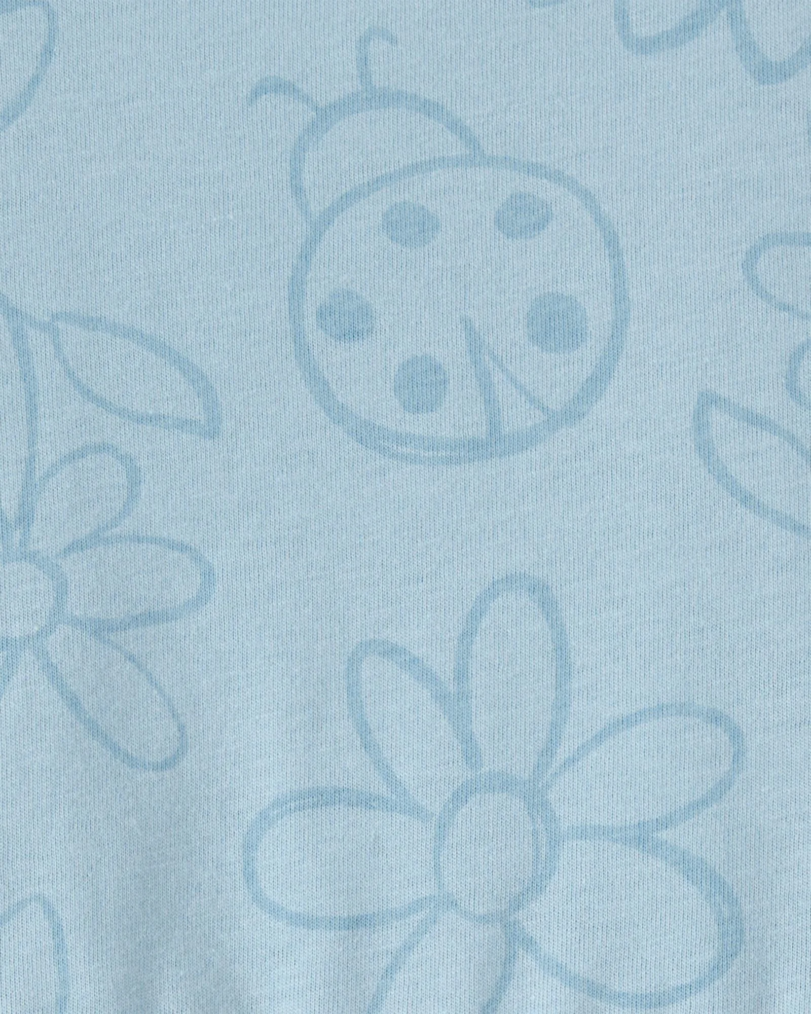 Carter's Хлопковое платье Blue Floral Ladybug foto