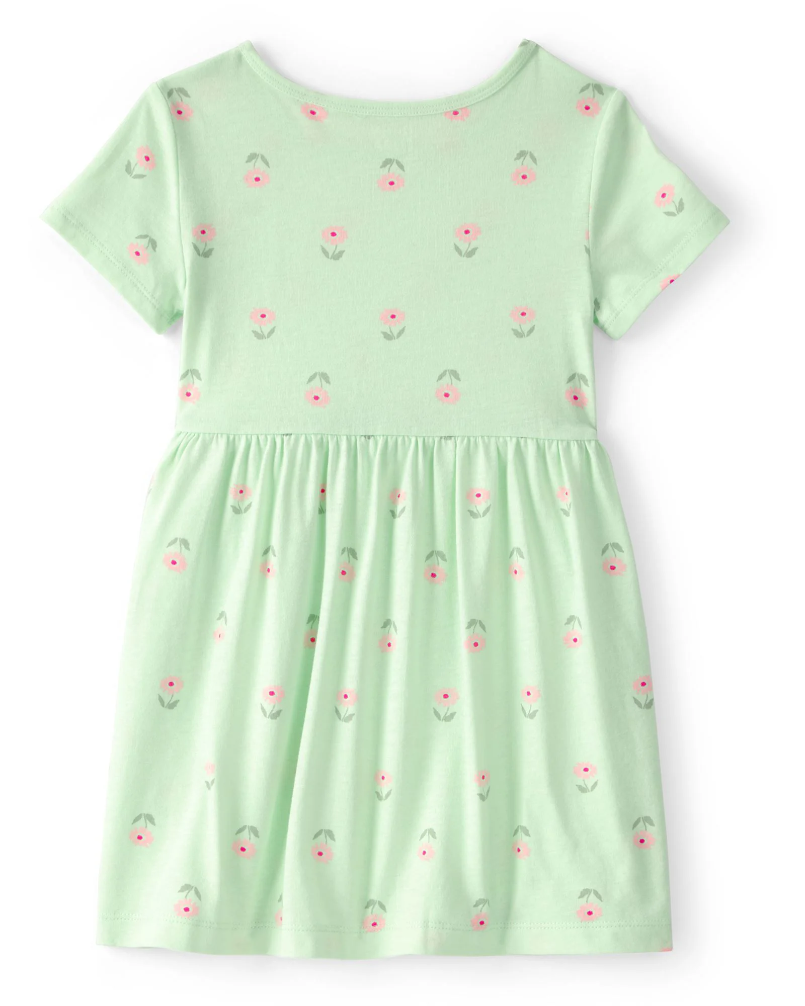 Carter's Хлопковое платье Green Floral foto