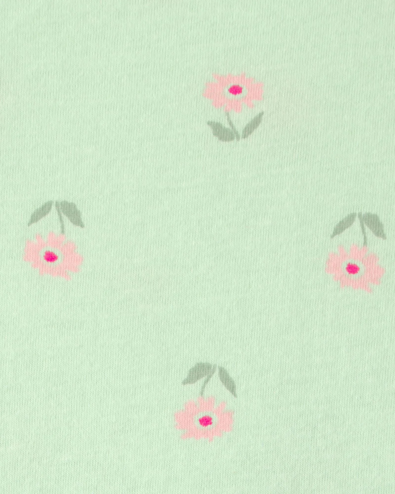 Carter's Хлопковое платье Green Floral foto